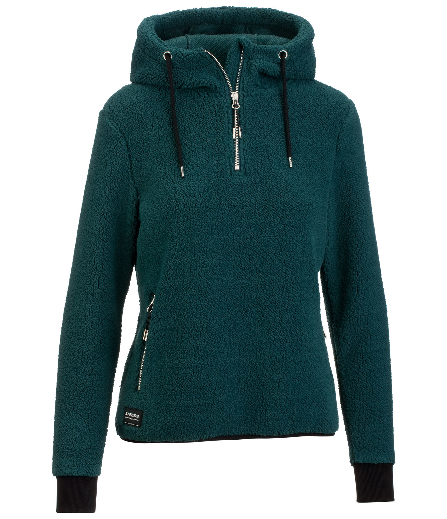 Kapuzen-Teddyfleecepullover Romy