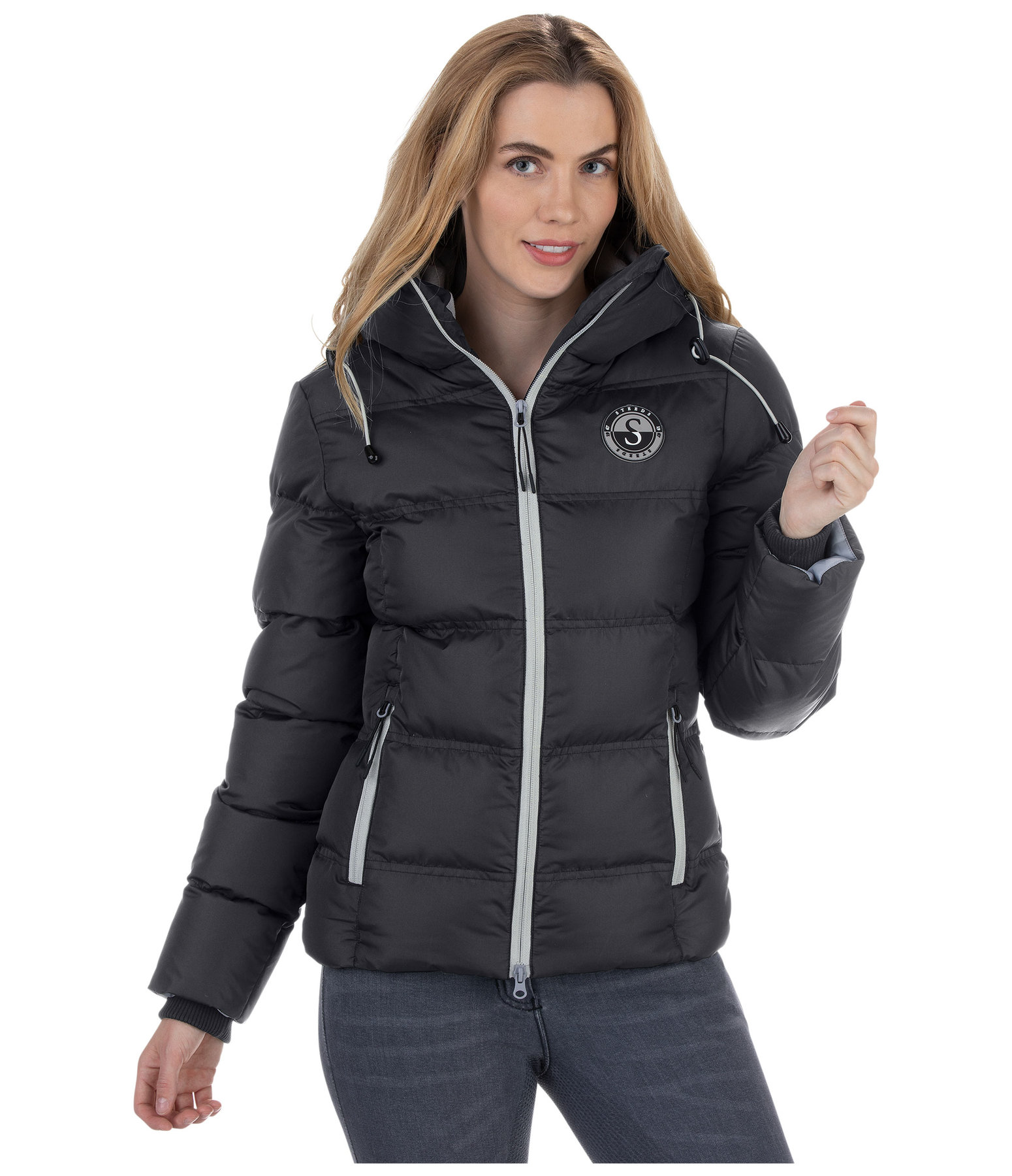Kapuzen-Stepp-Reitjacke Fiona II