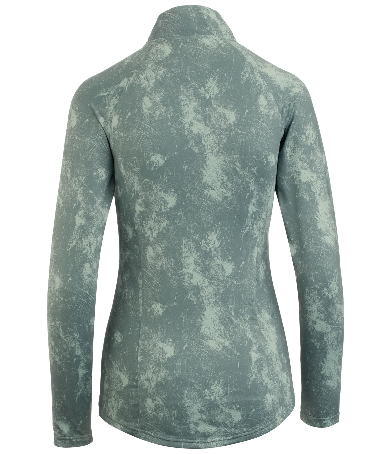 Zip-Funktions-Stretch-Langarmshirt Julie