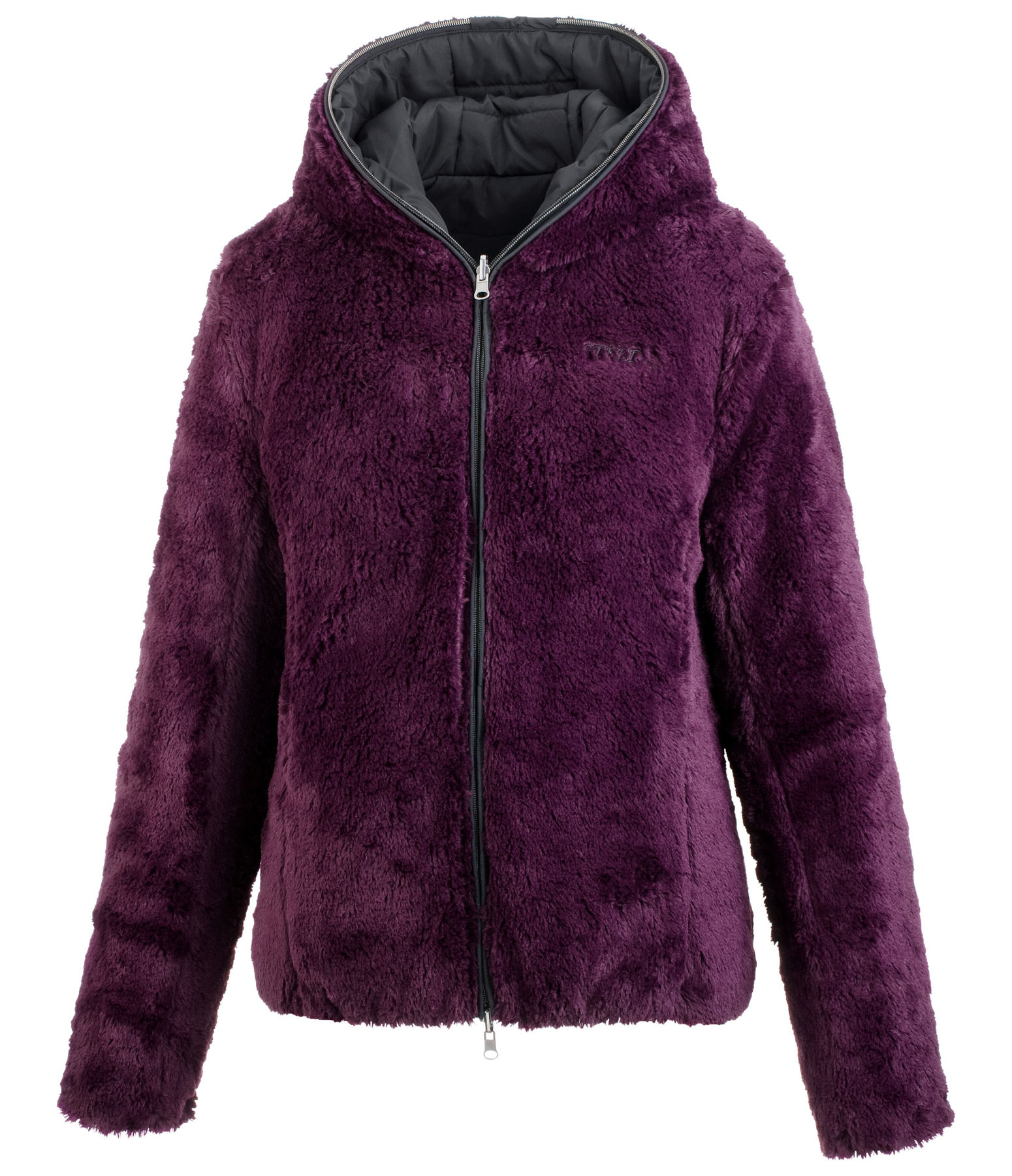 Kapuzen-Wende-Teddyjacke Lynn