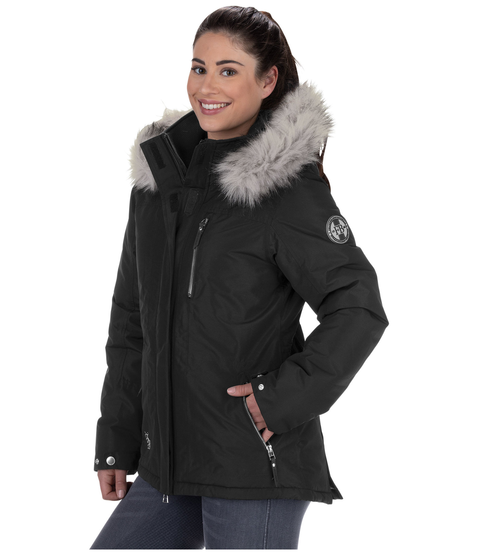 Kapuzen-Funktions-Reitjacke Lisa