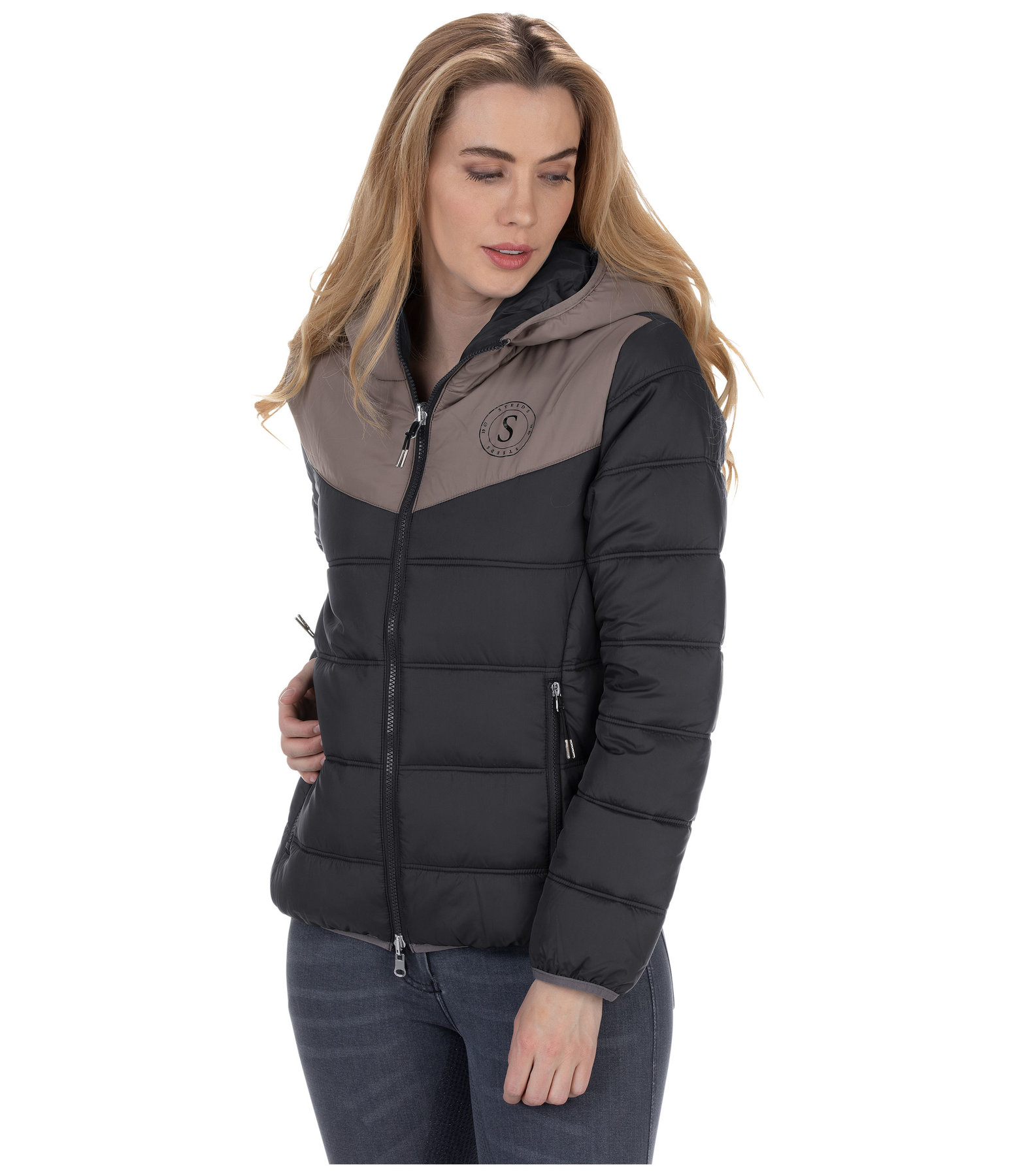 Wende-Kapuzen-Reitjacke Finnja