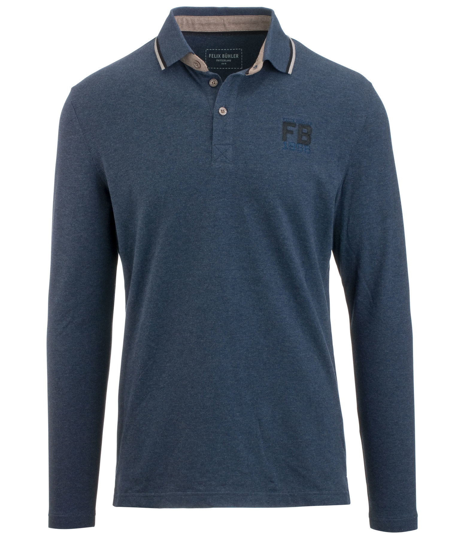 Herren Langarm-Poloshirt Jayden