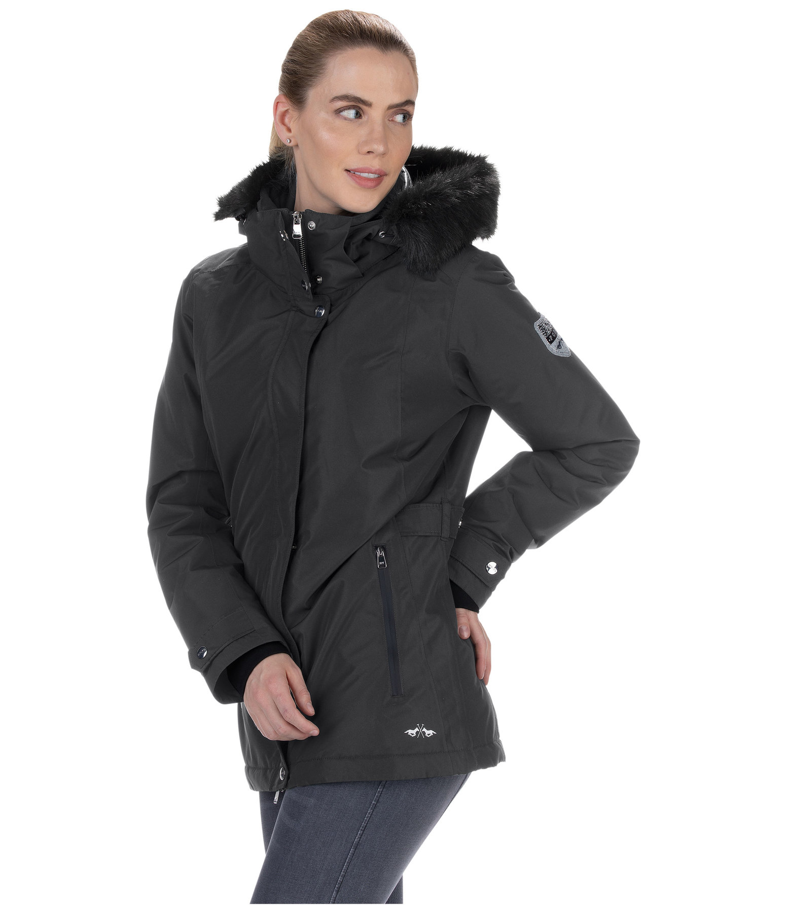 Funktions-Kapuzen-Reitjacke Aubin