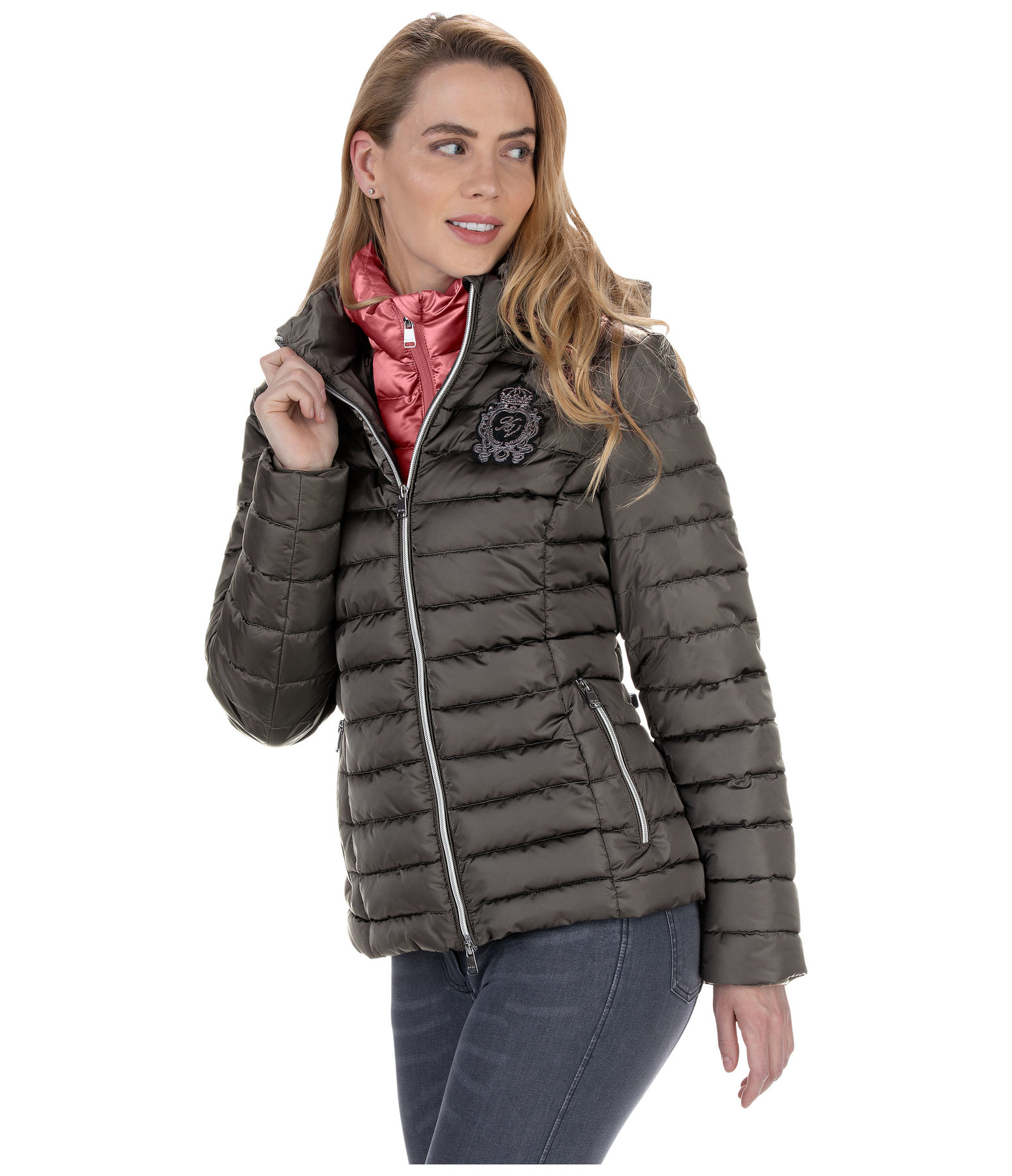 Downlook-Kapuzen-Kombijacke Feline
