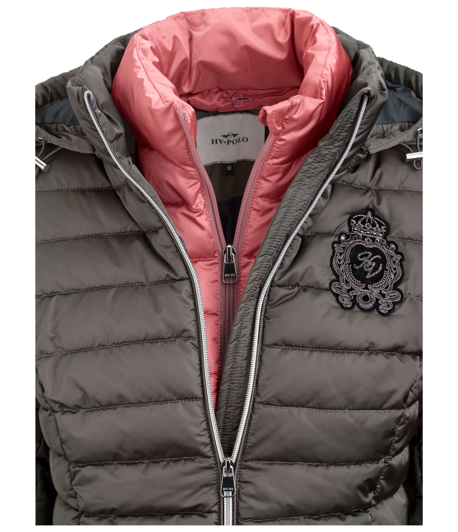 Downlook-Kapuzen-Kombijacke Feline