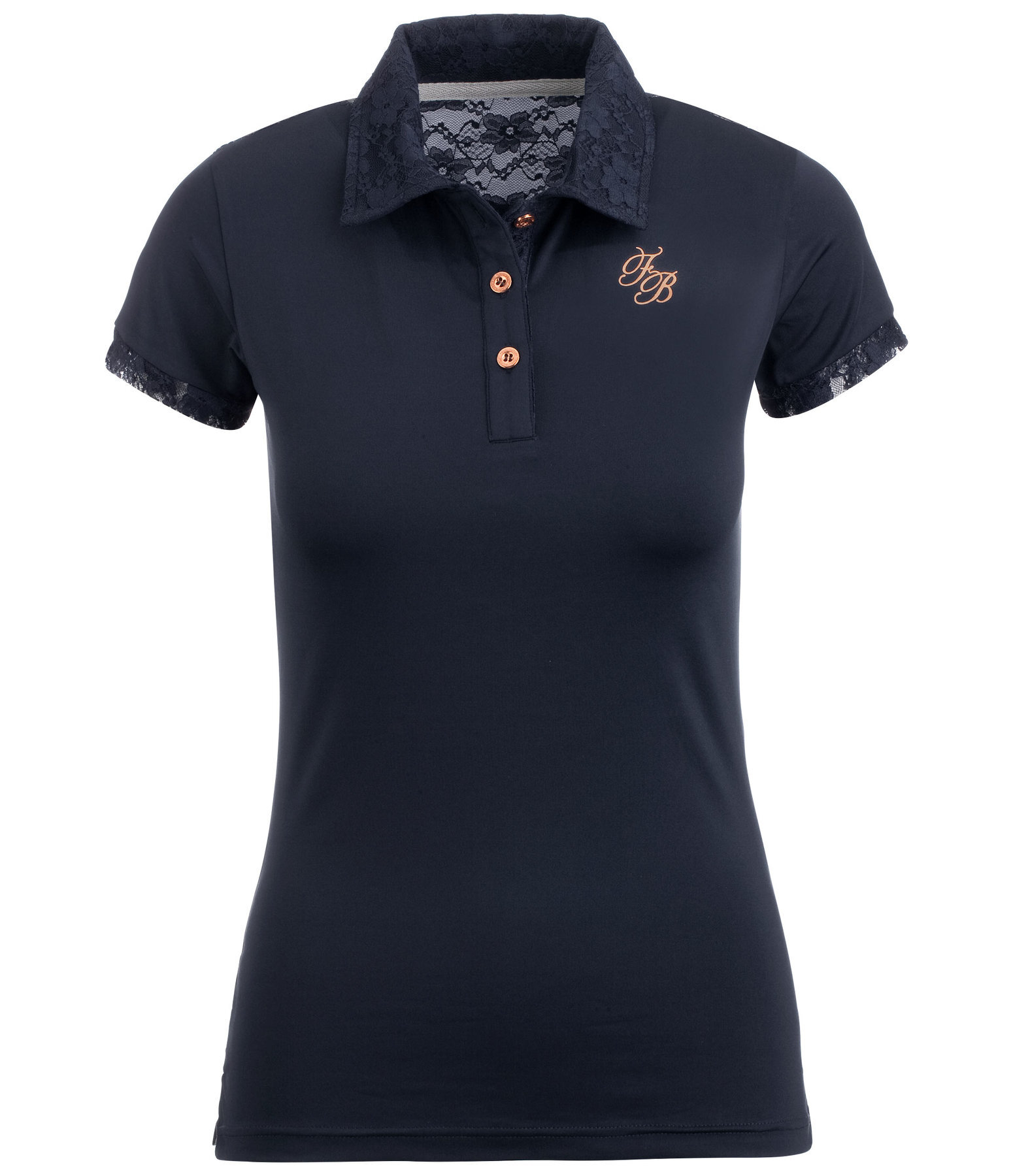 Spitzen-Funktions-Poloshirt Klara