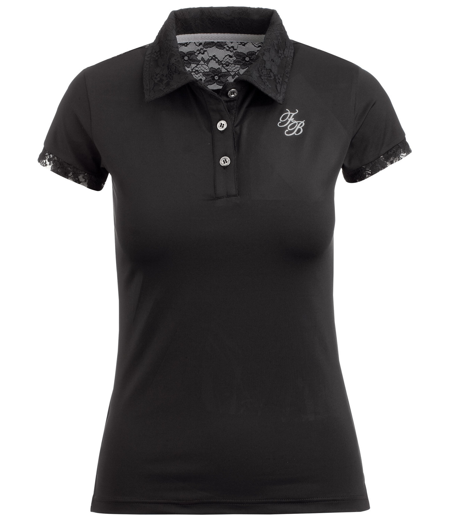 Spitzen-Funktions-Poloshirt Klara