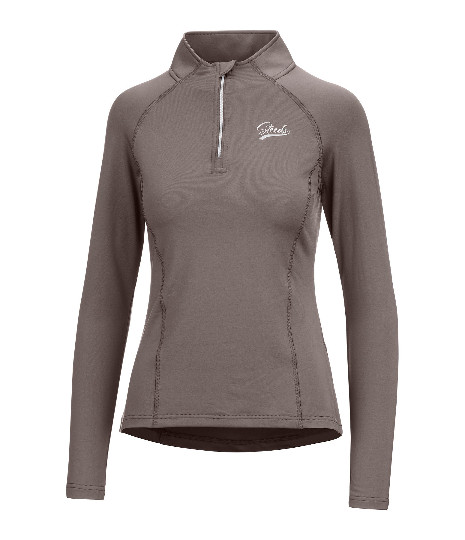 Zip-Funktions-Langarmshirt Lea