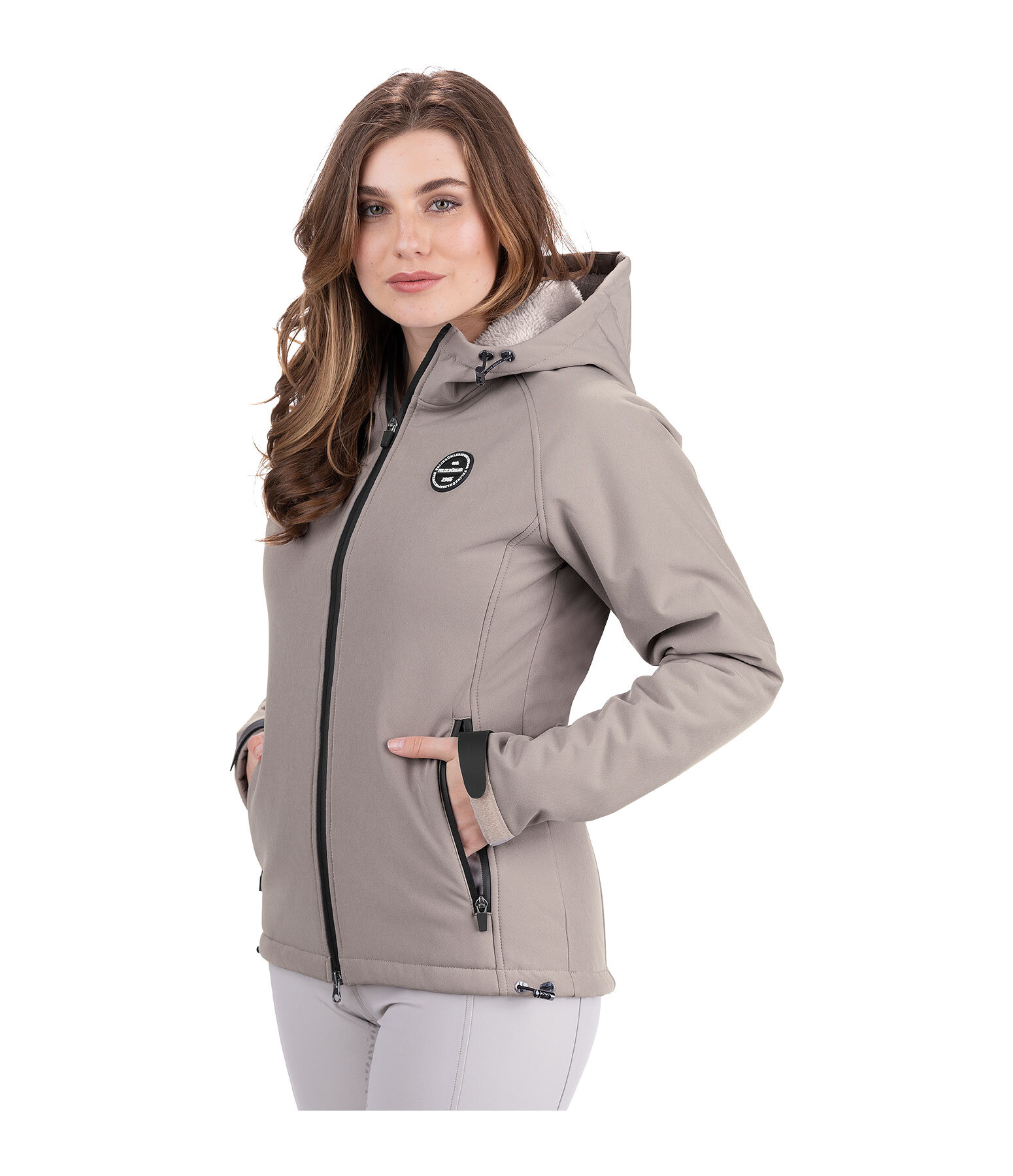 Kapuzen-Softshell-Reitjacke Lara