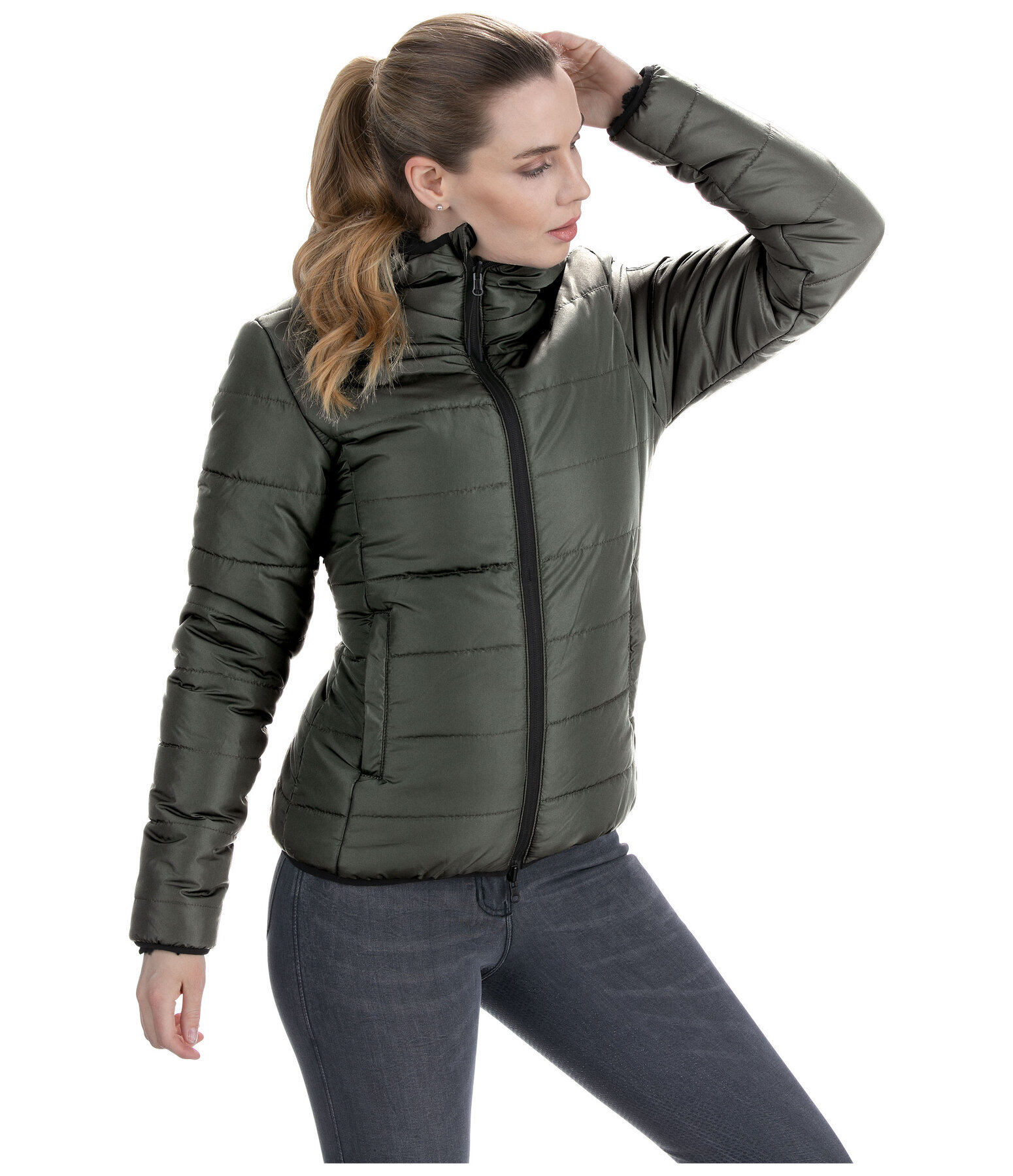 Kapuzen-Wende-Teddyjacke Lena