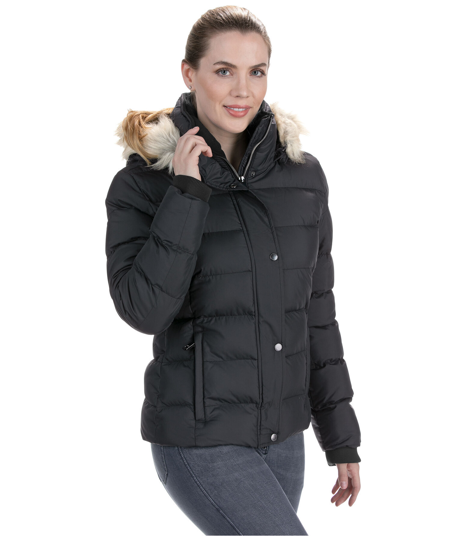 Kapuzen-Reitjacke Elaine