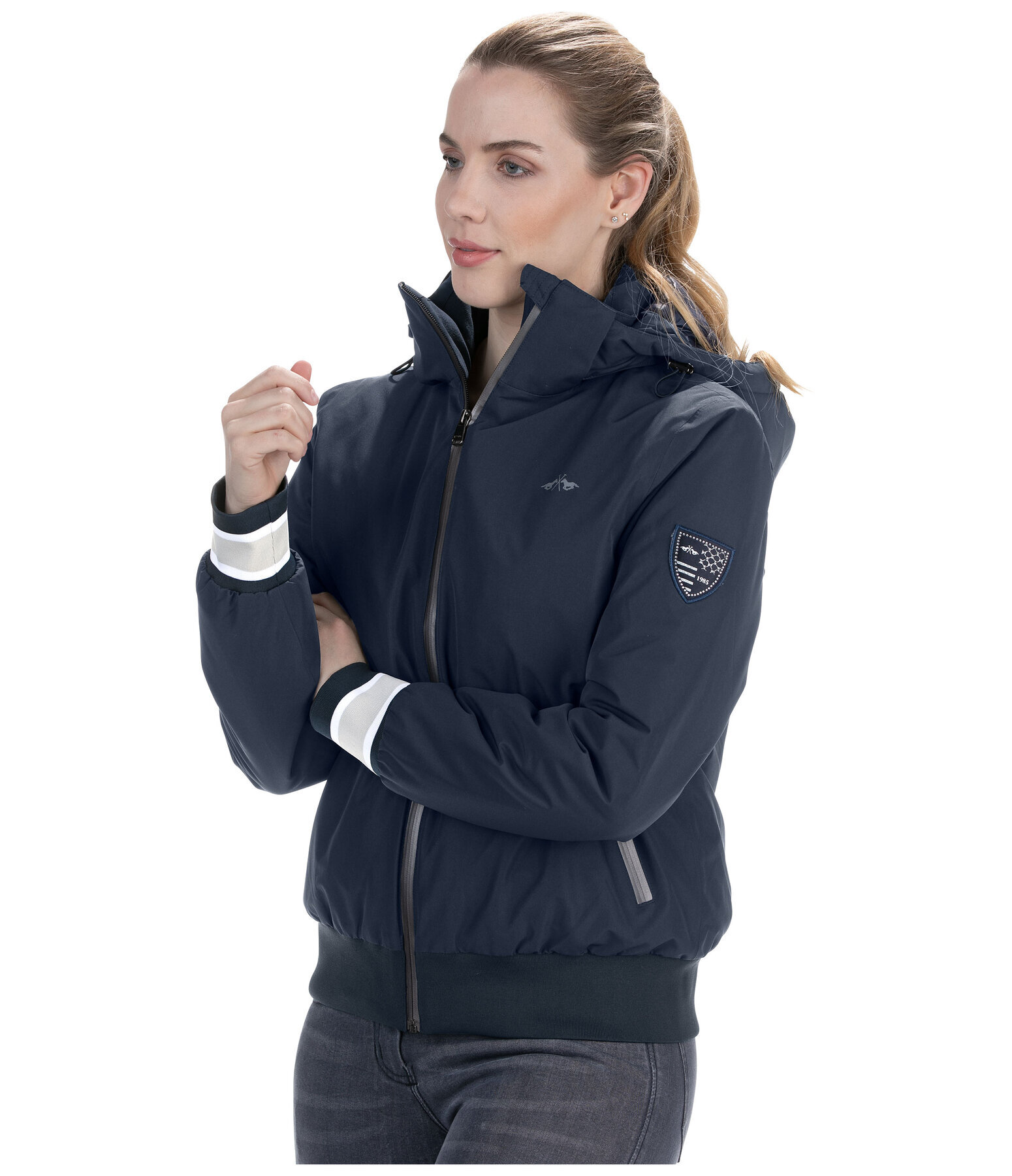 Funktions-Kapuzen-Reitblouson Bailey