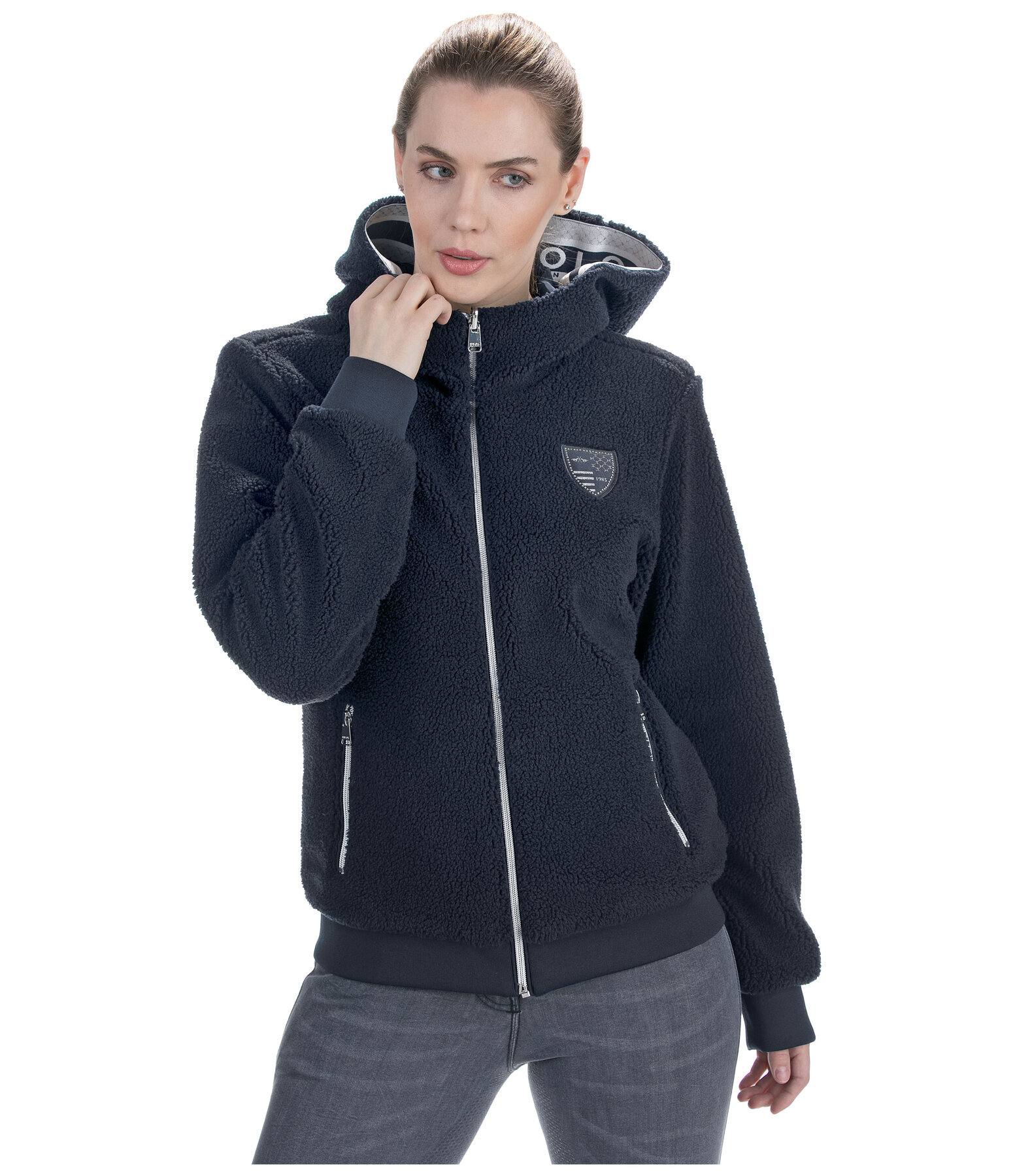 Wende-Teddy-Kapuzenjacke Gisele
