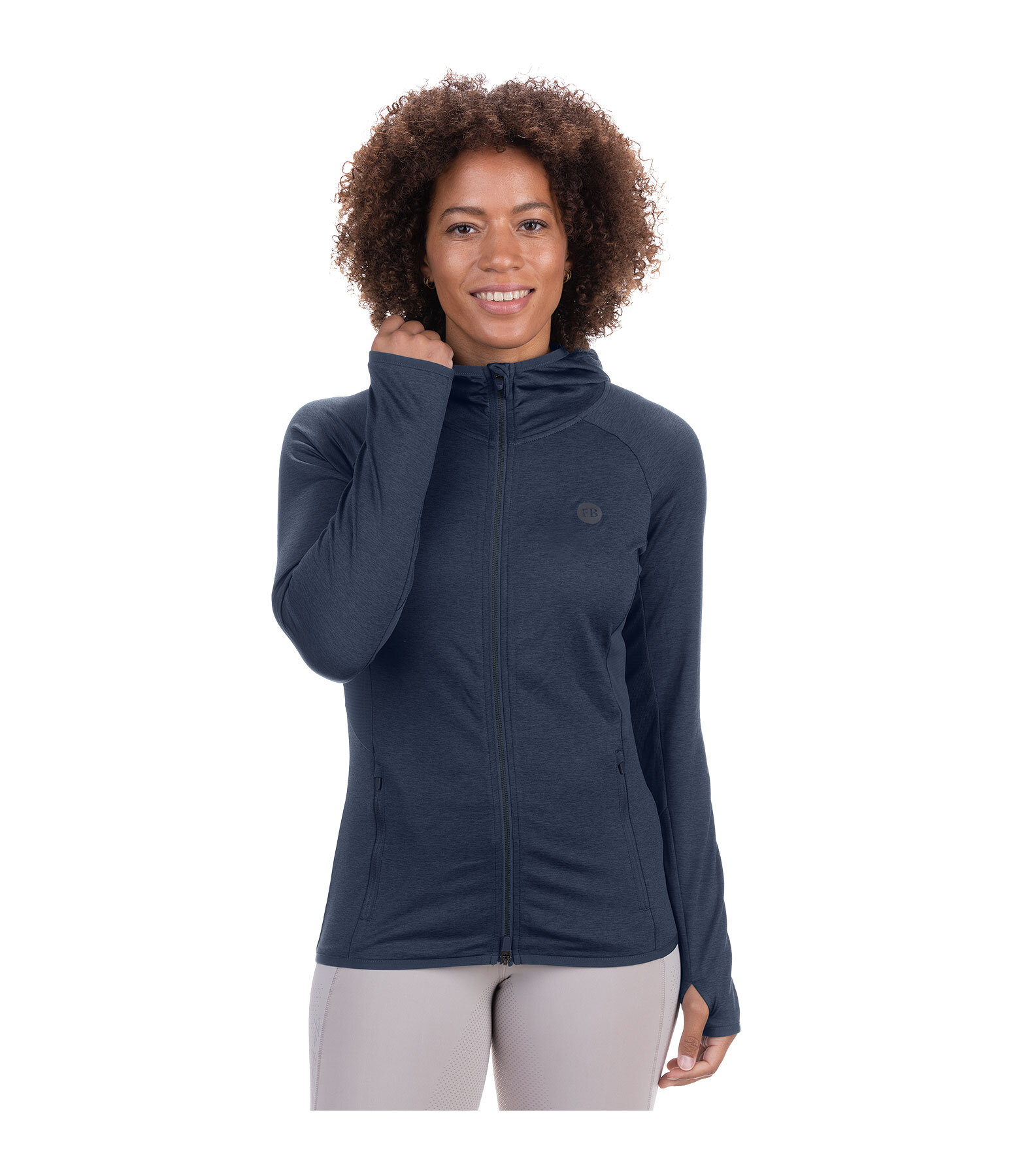 Kapuzen-Performance-Stretchjacke Taina