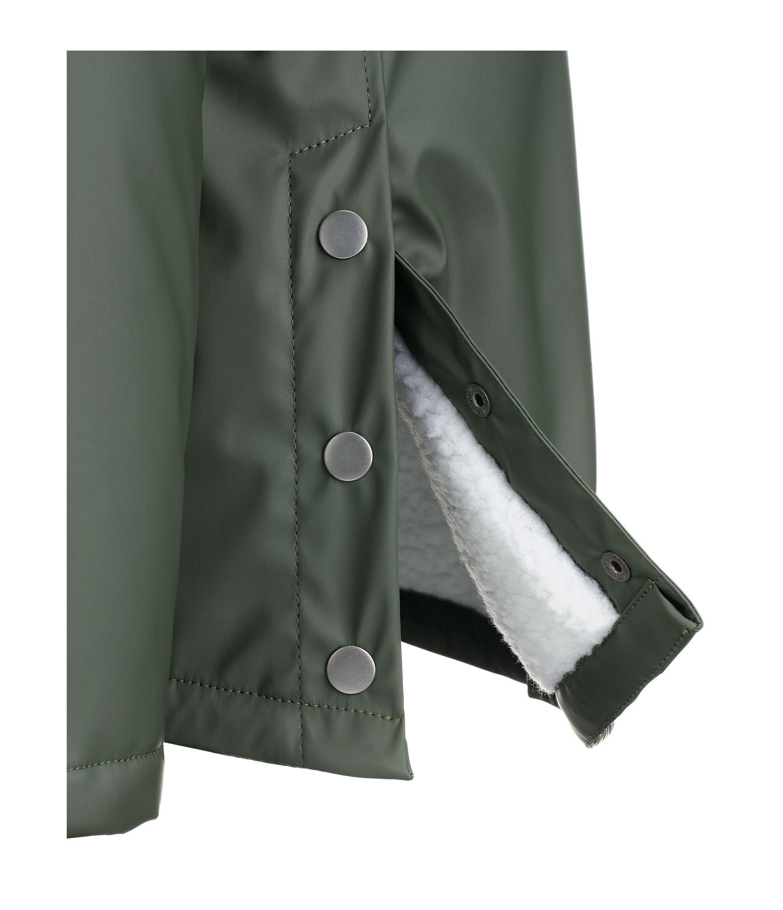 Teddyfleece-Kapuzenregenjacke Stella