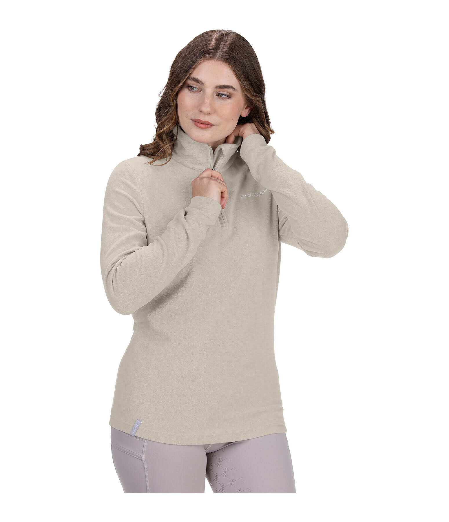 Zip-Funktions-Fleeceshirt Luisa