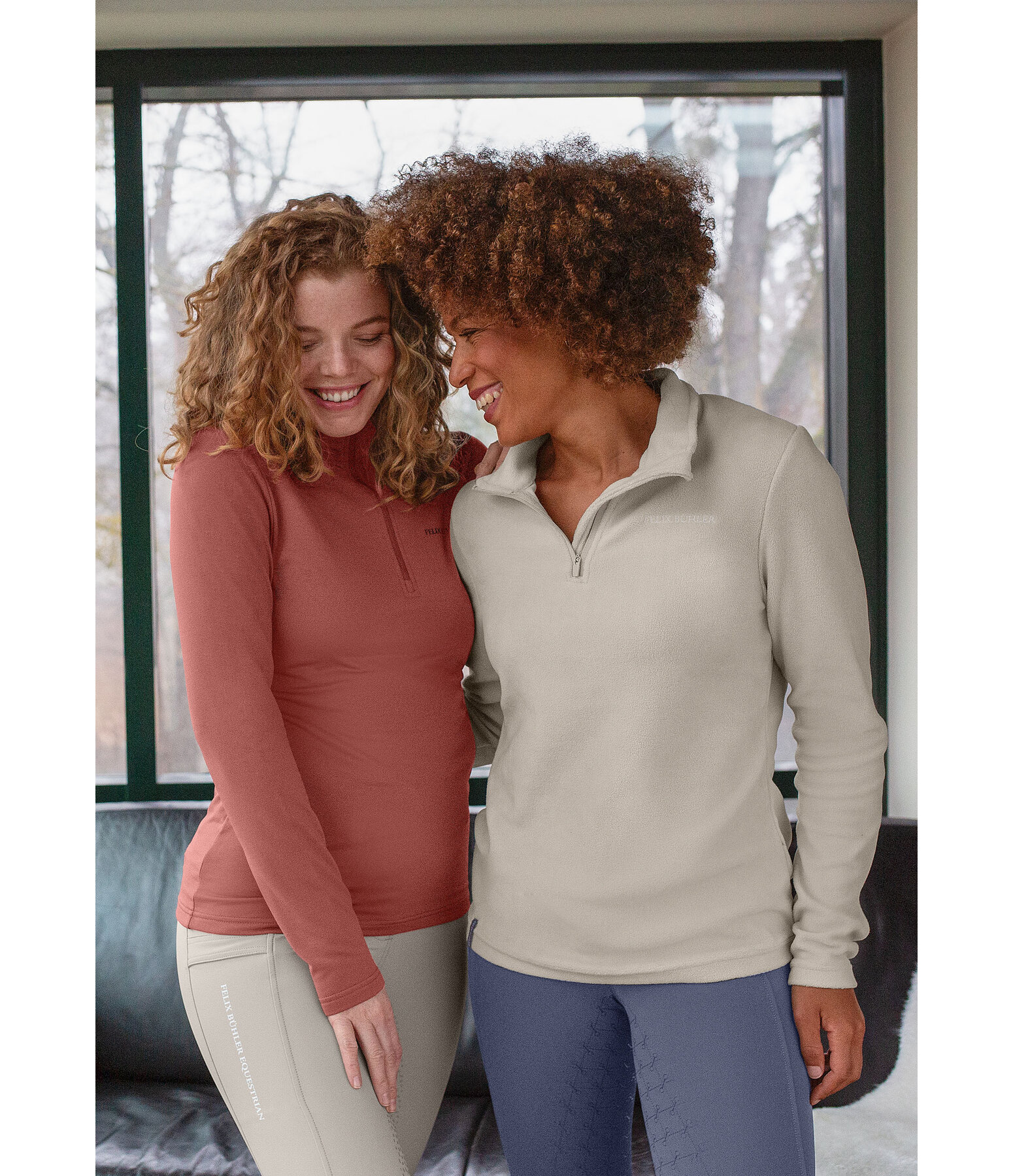 Zip-Funktions-Fleeceshirt Luisa