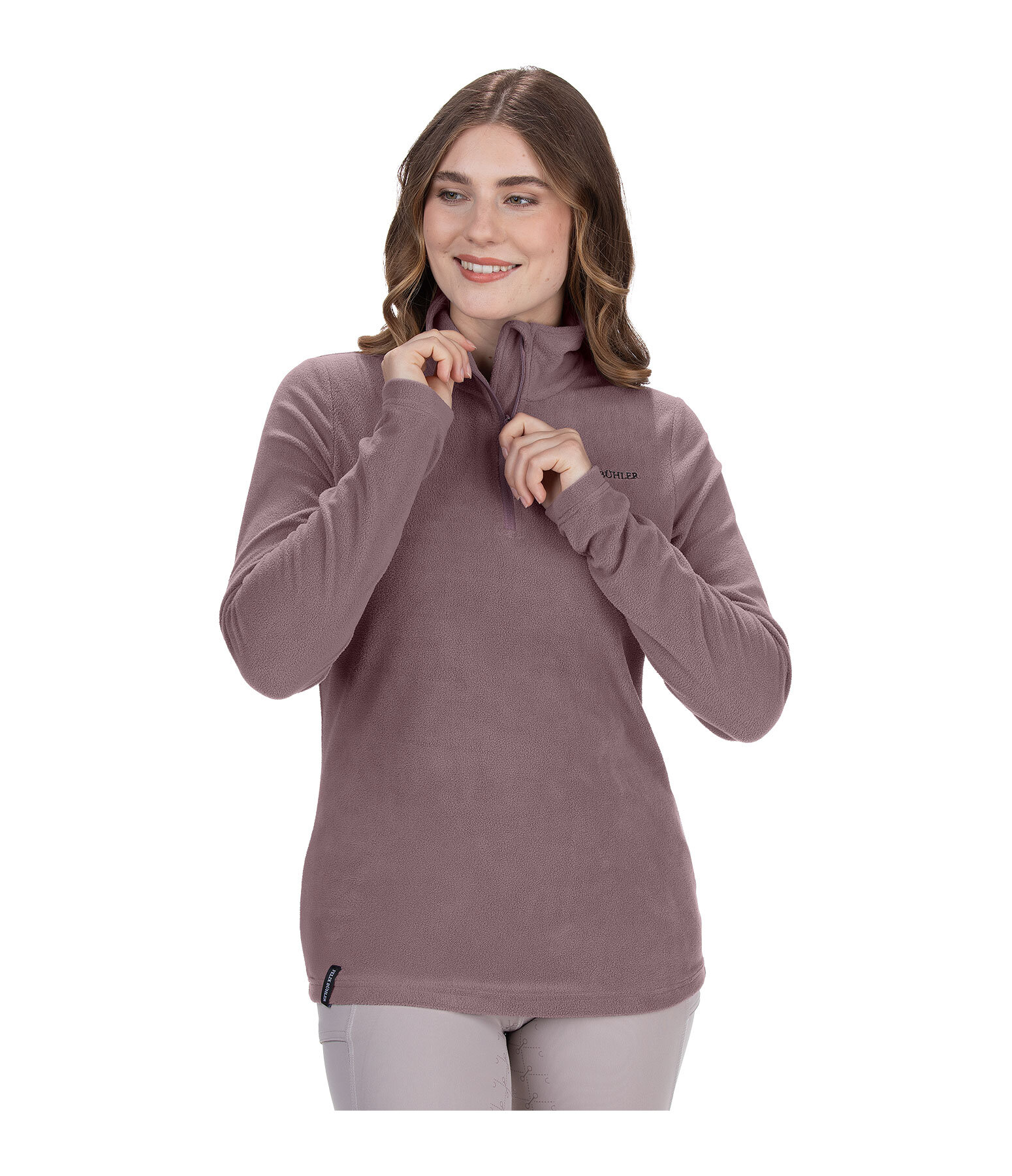 Zip-Funktions-Fleeceshirt Luisa