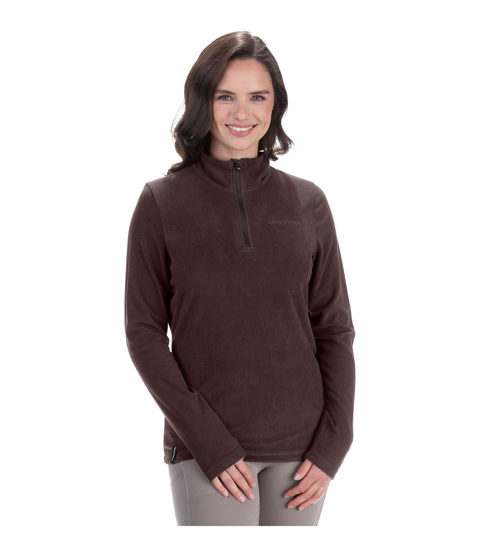 Zip-Funktions-Fleeceshirt Luisa