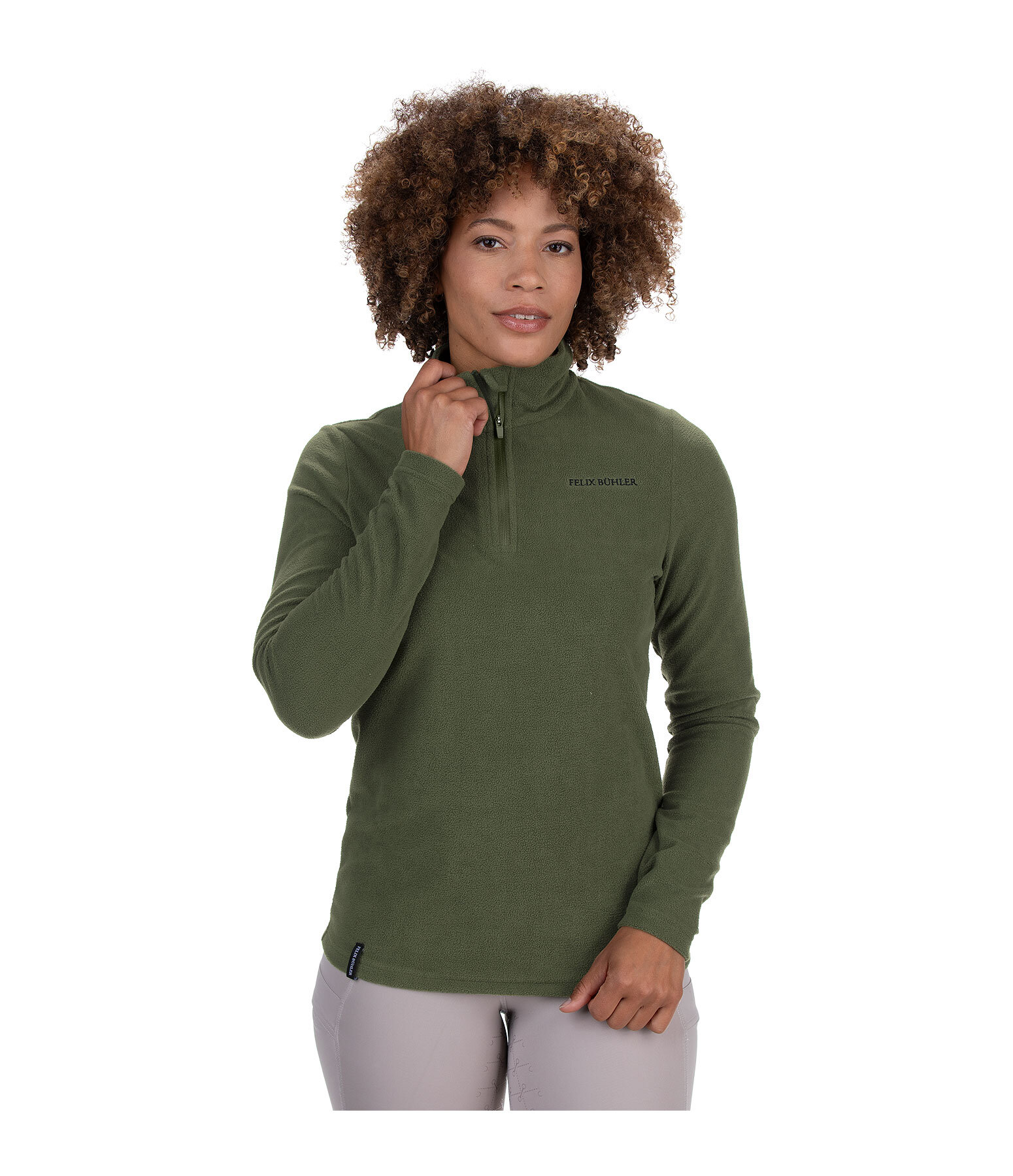 Zip-Funktions-Fleeceshirt Luisa