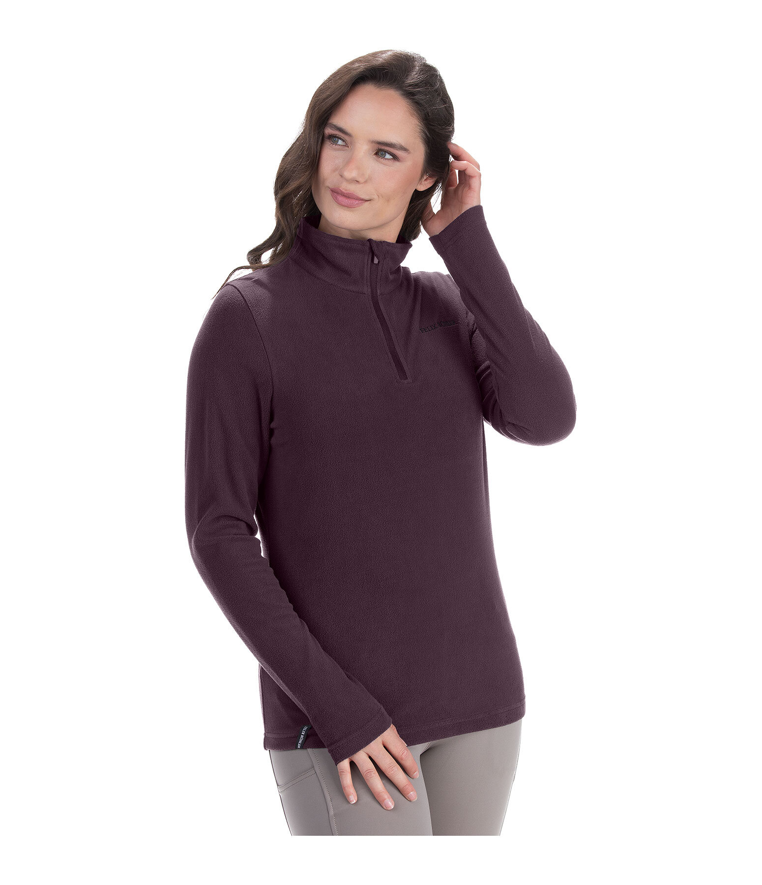 Zip-Funktions-Fleeceshirt Luisa