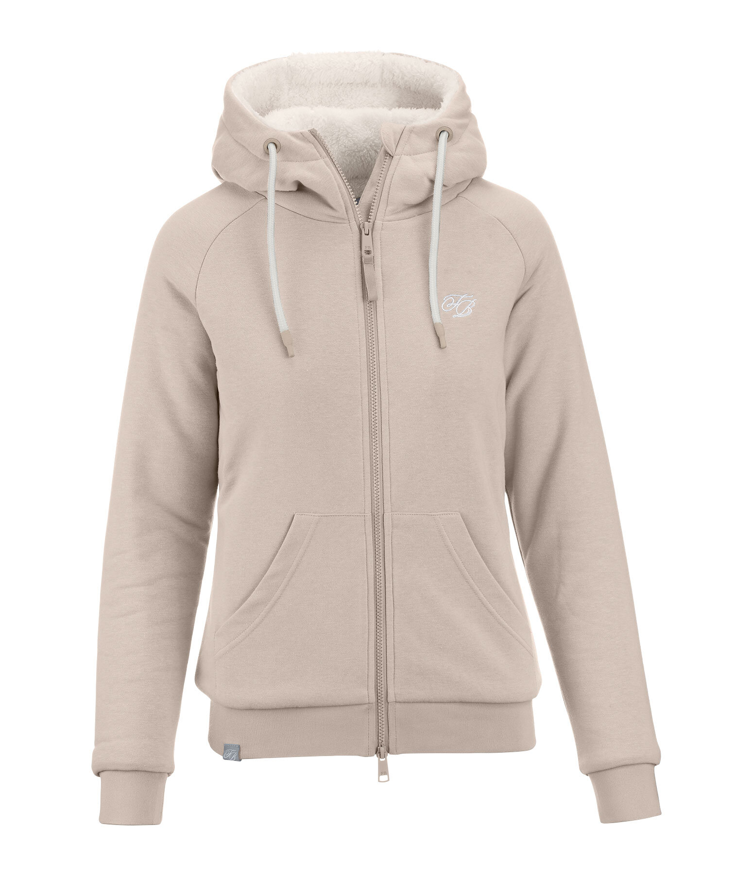 Kapuzen-Teddy-Sweatjacke Kaja