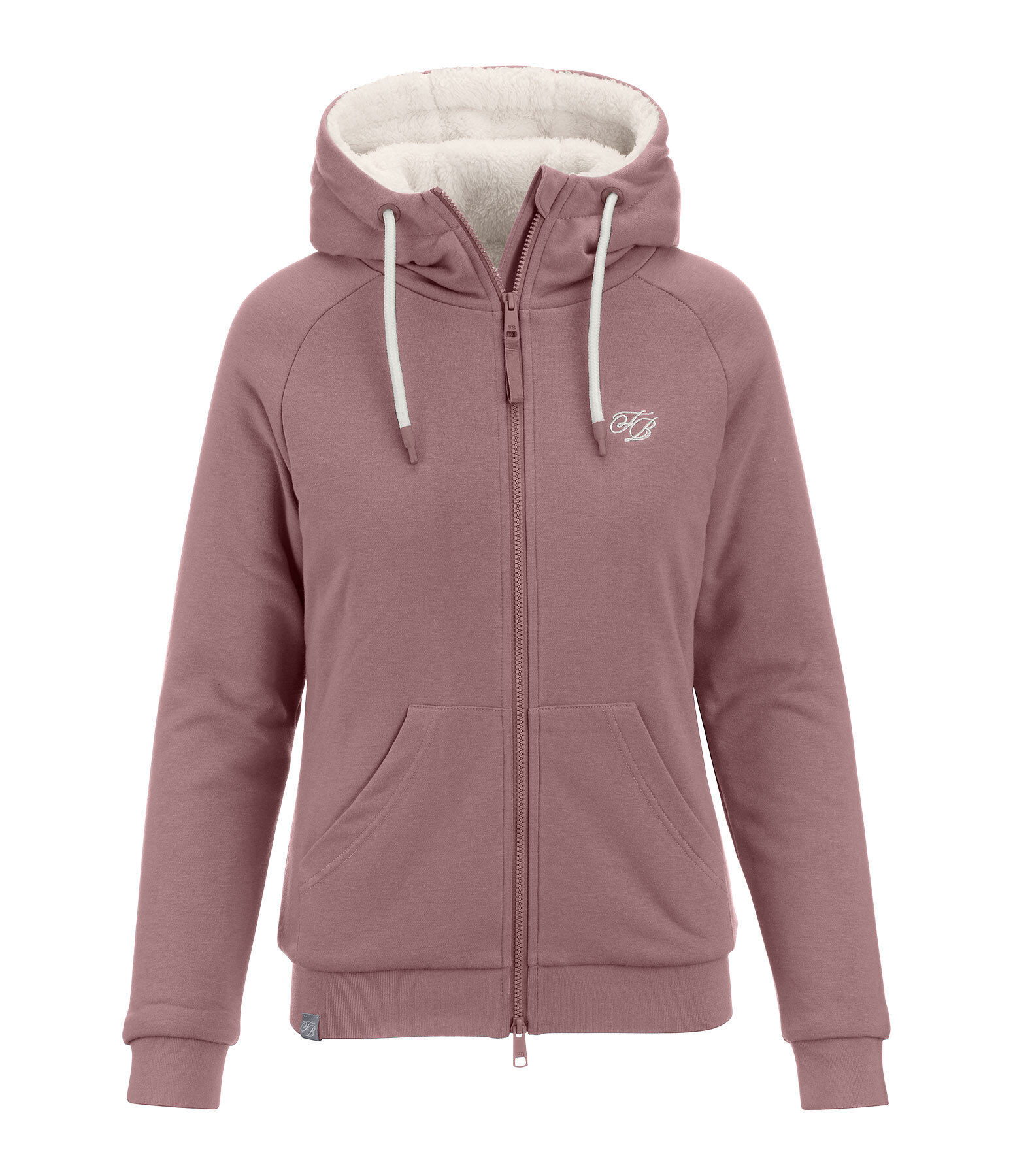Kapuzen-Teddy-Sweatjacke Kaja