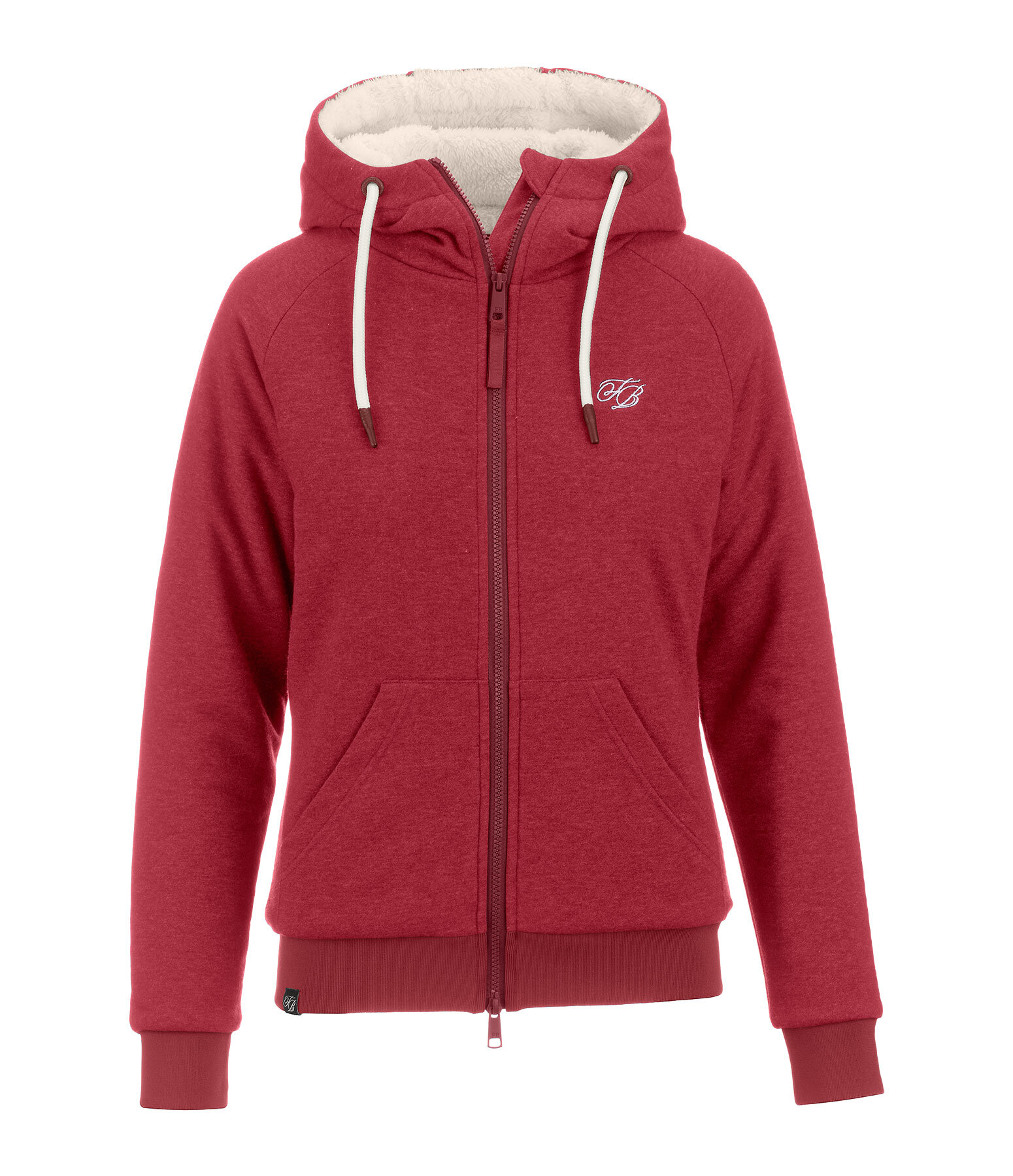 Kapuzen-Teddy-Sweatjacke Kaja