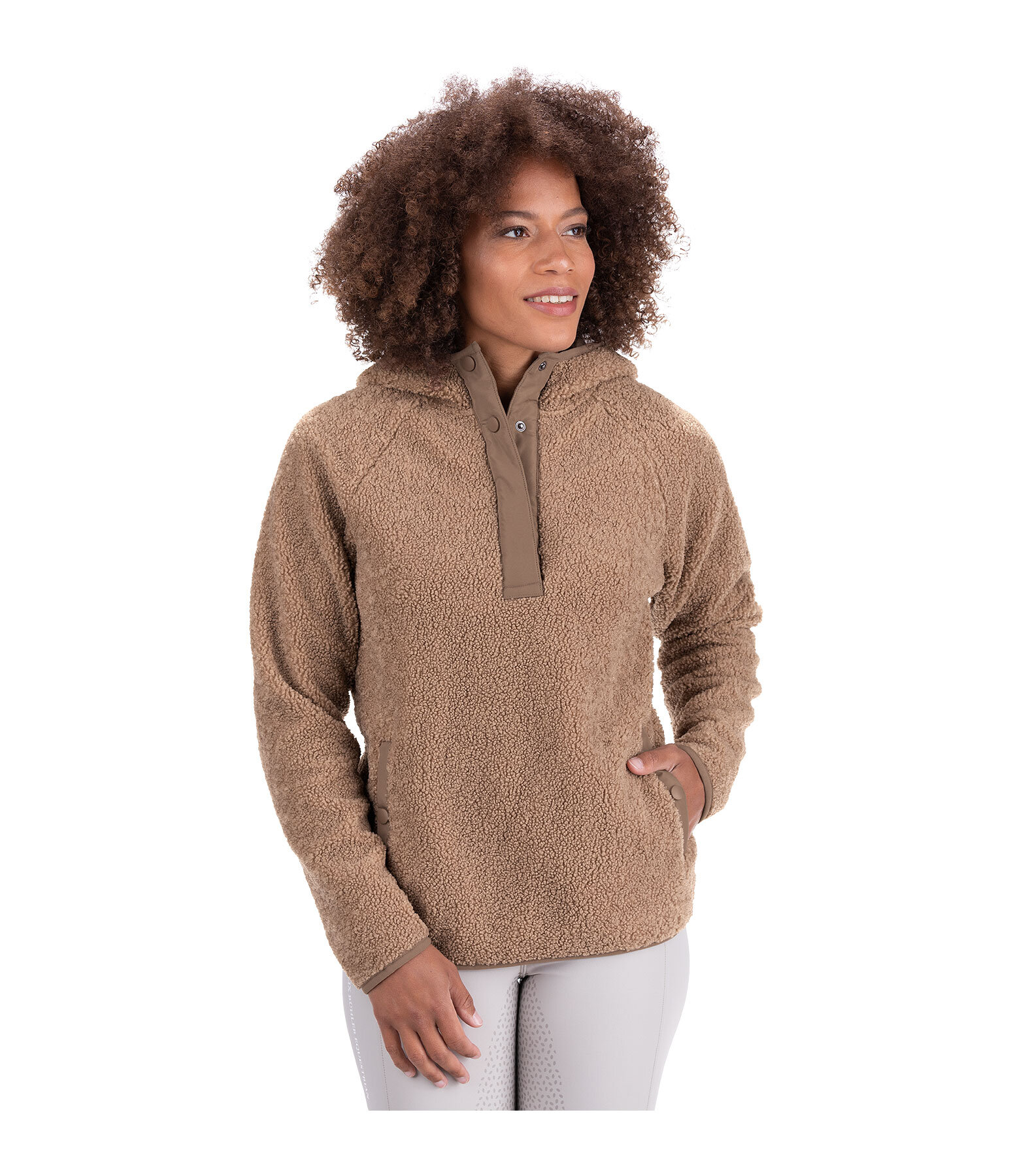 Pullover teddy fleece clearance