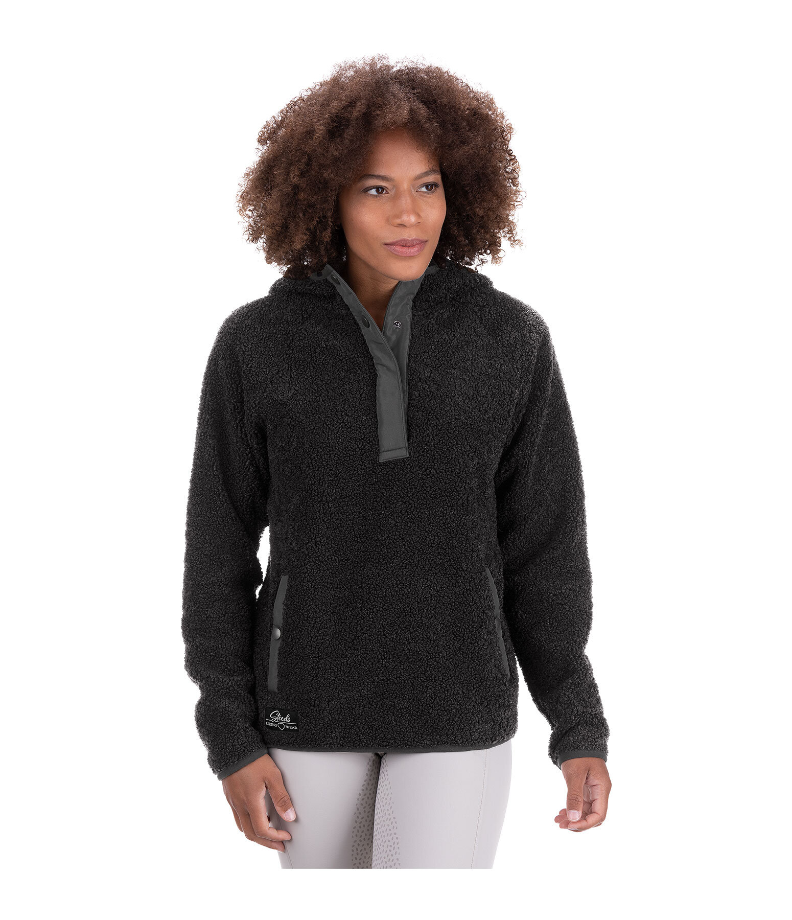 Teddyfleece Hoodie Jona Damen Oberbekleidung Kr mer Pferdesport