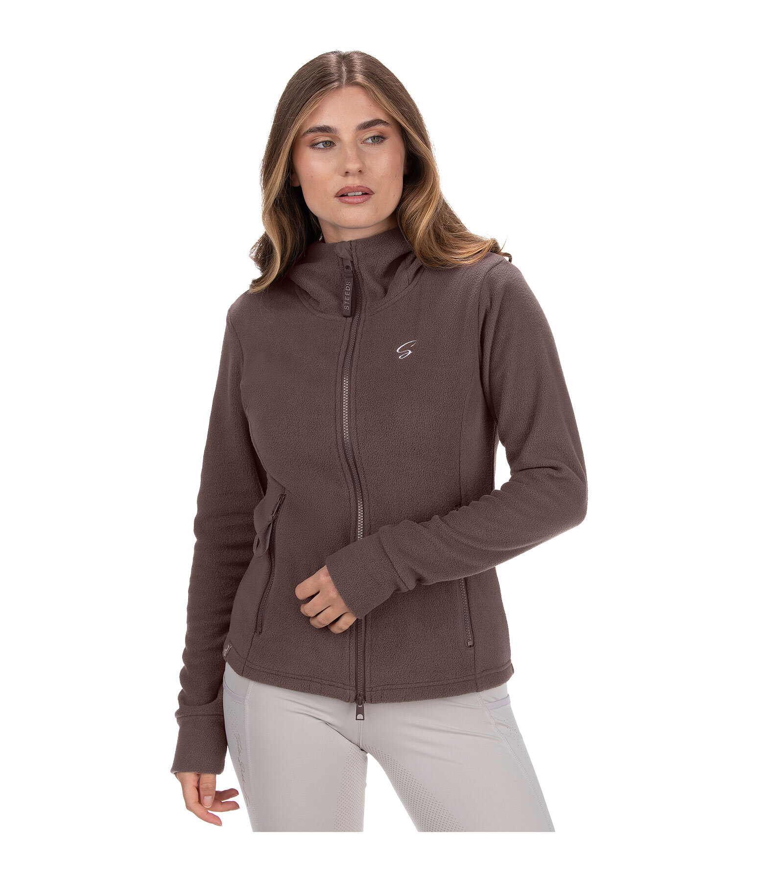 Kapuzen-Fleecejacke Cat