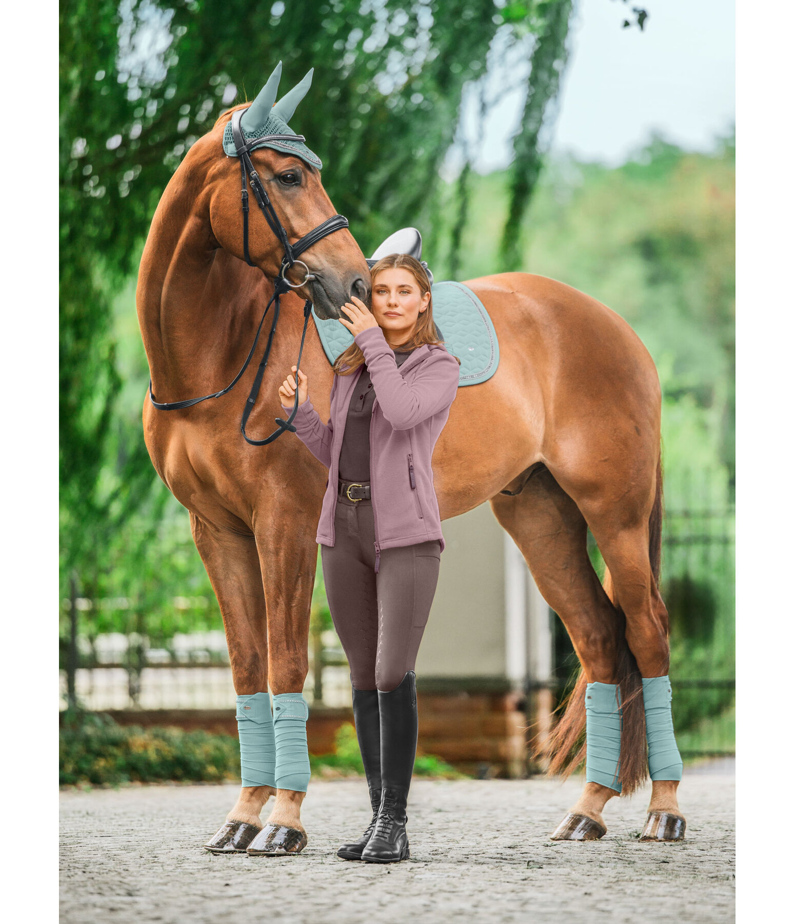 Kapuzen-Fleecejacke Cat