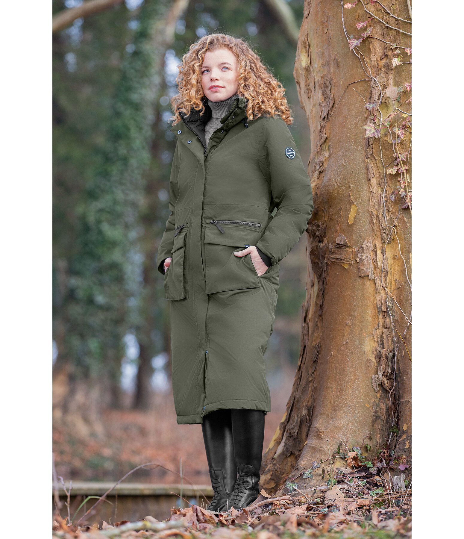 Kapuzen-Funktions-Lang-Parka Claudi