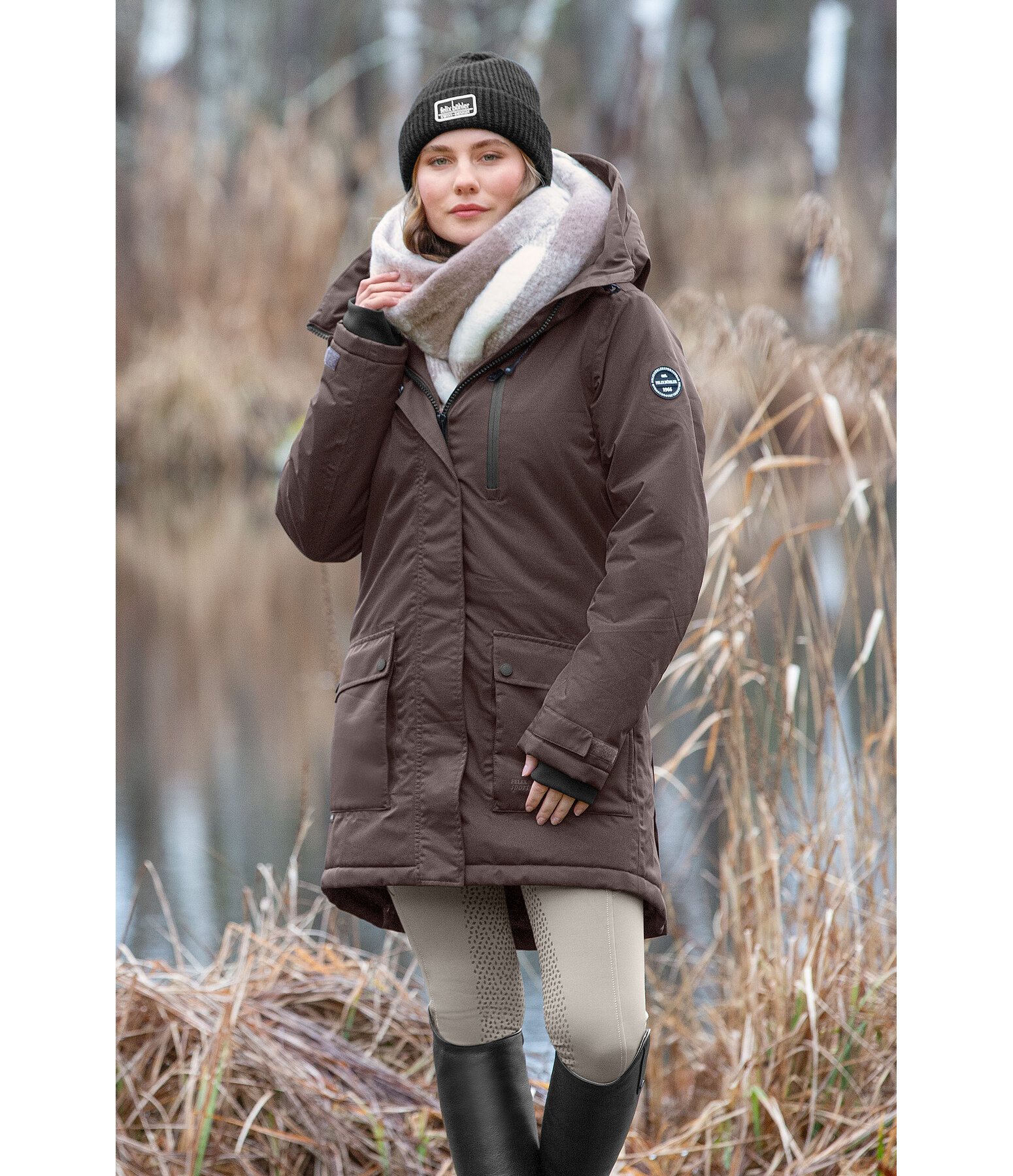 Kapuzen-Funktions-Reitparka Anouk