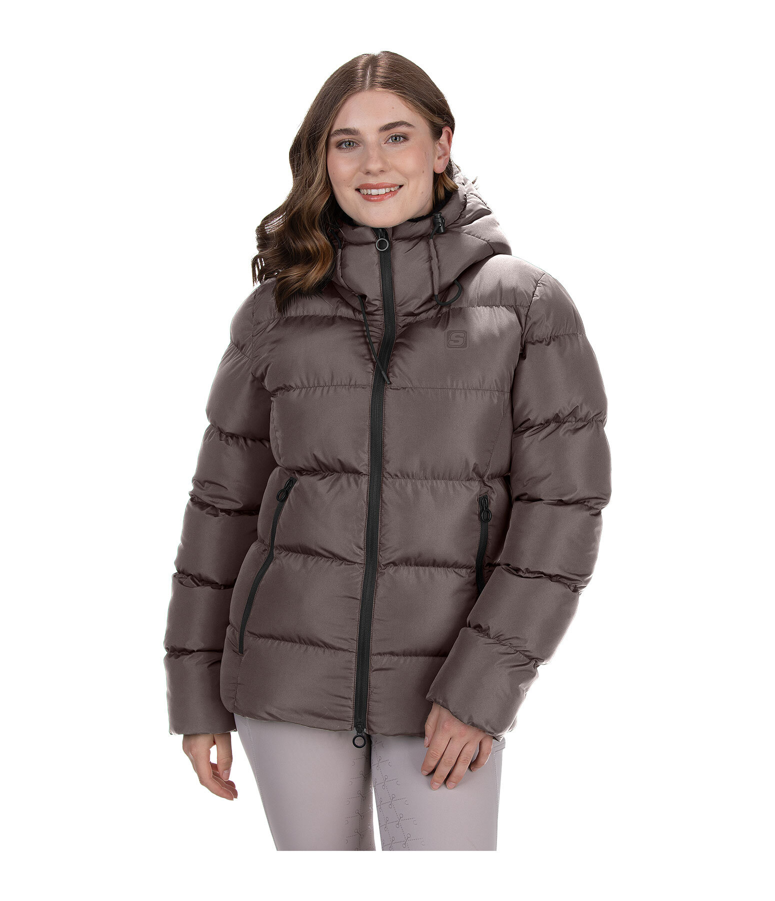 Kapuzen-Stepp-Reitjacke Leela II