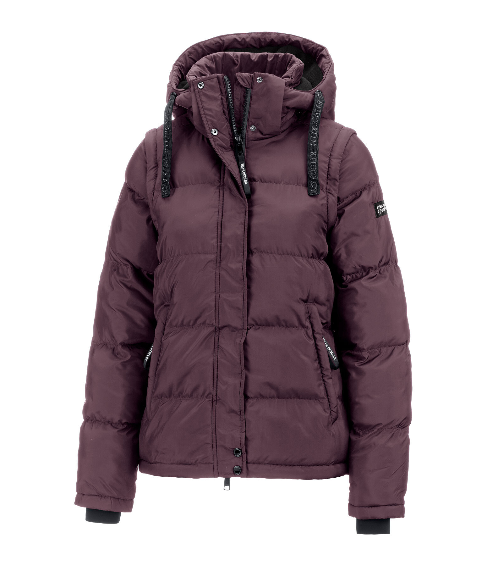 2 in 1 Kapuzen-Steppjacke Elis