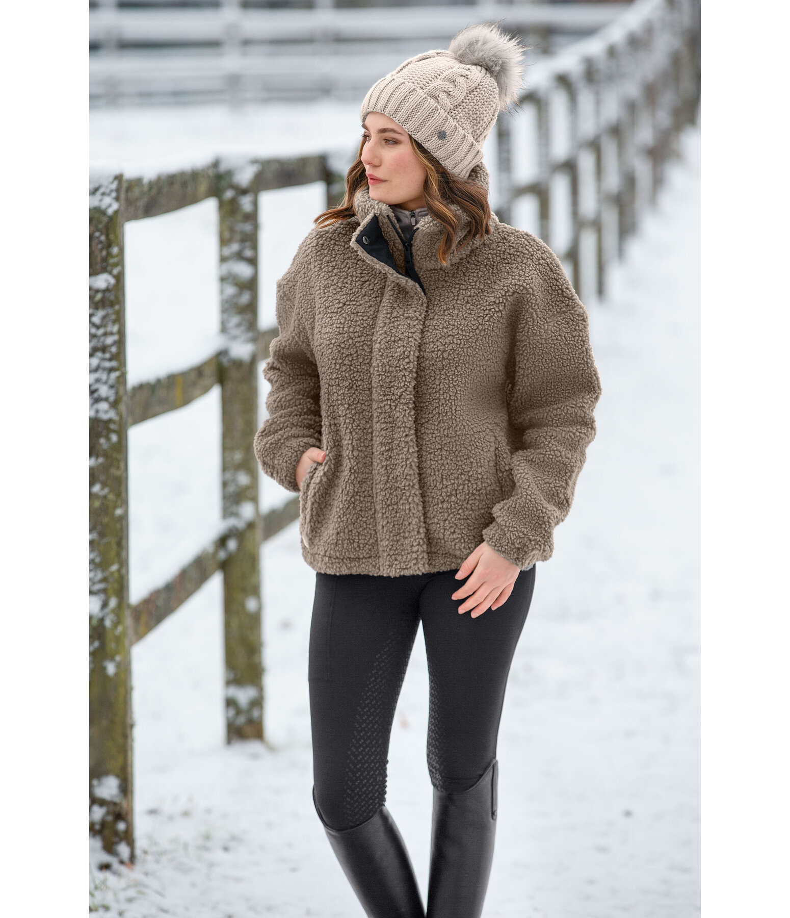 Teddyfleece-Jacke Fay