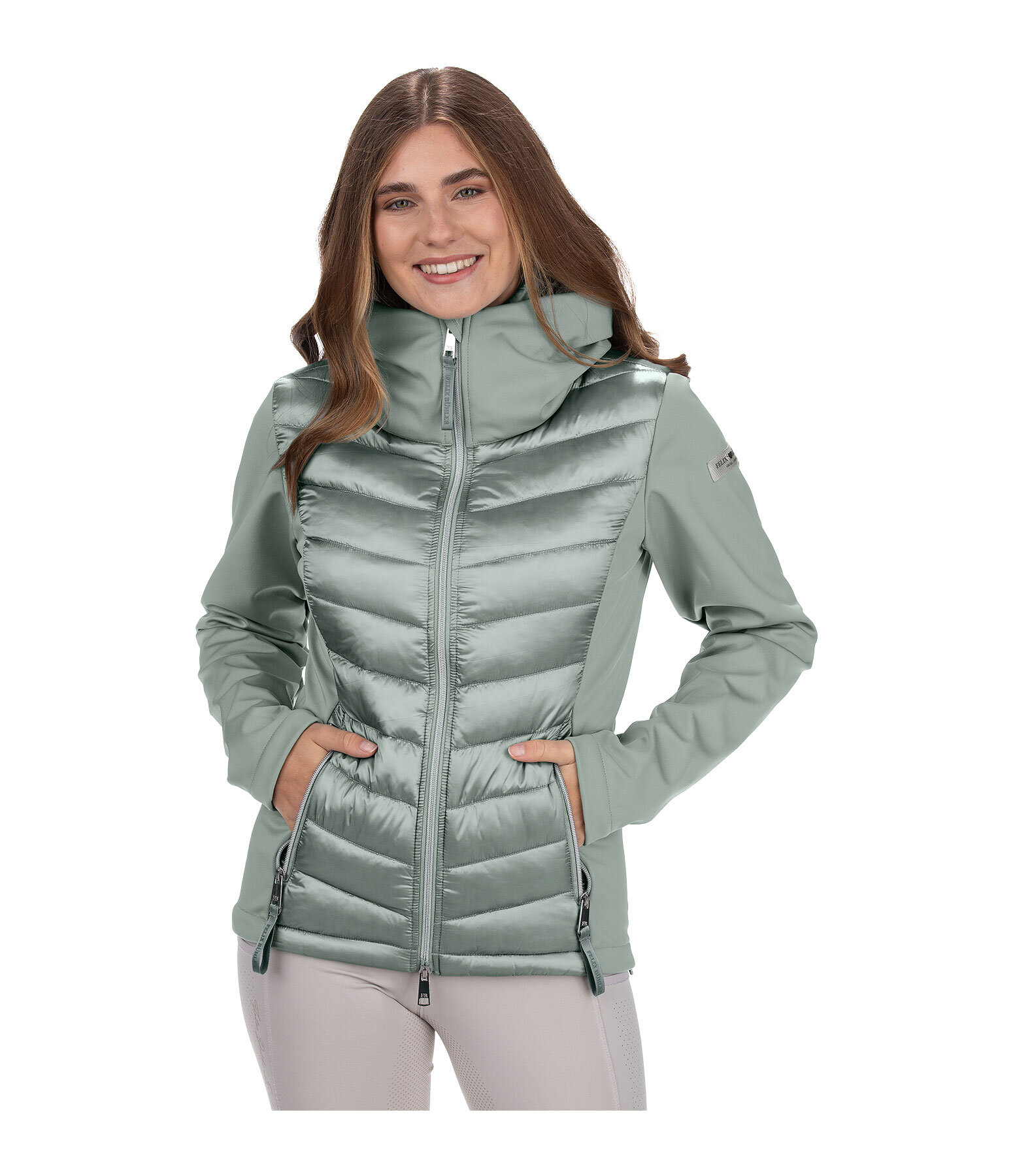 Softshell-Kapuzen-Kombi-Reitjacke Cora