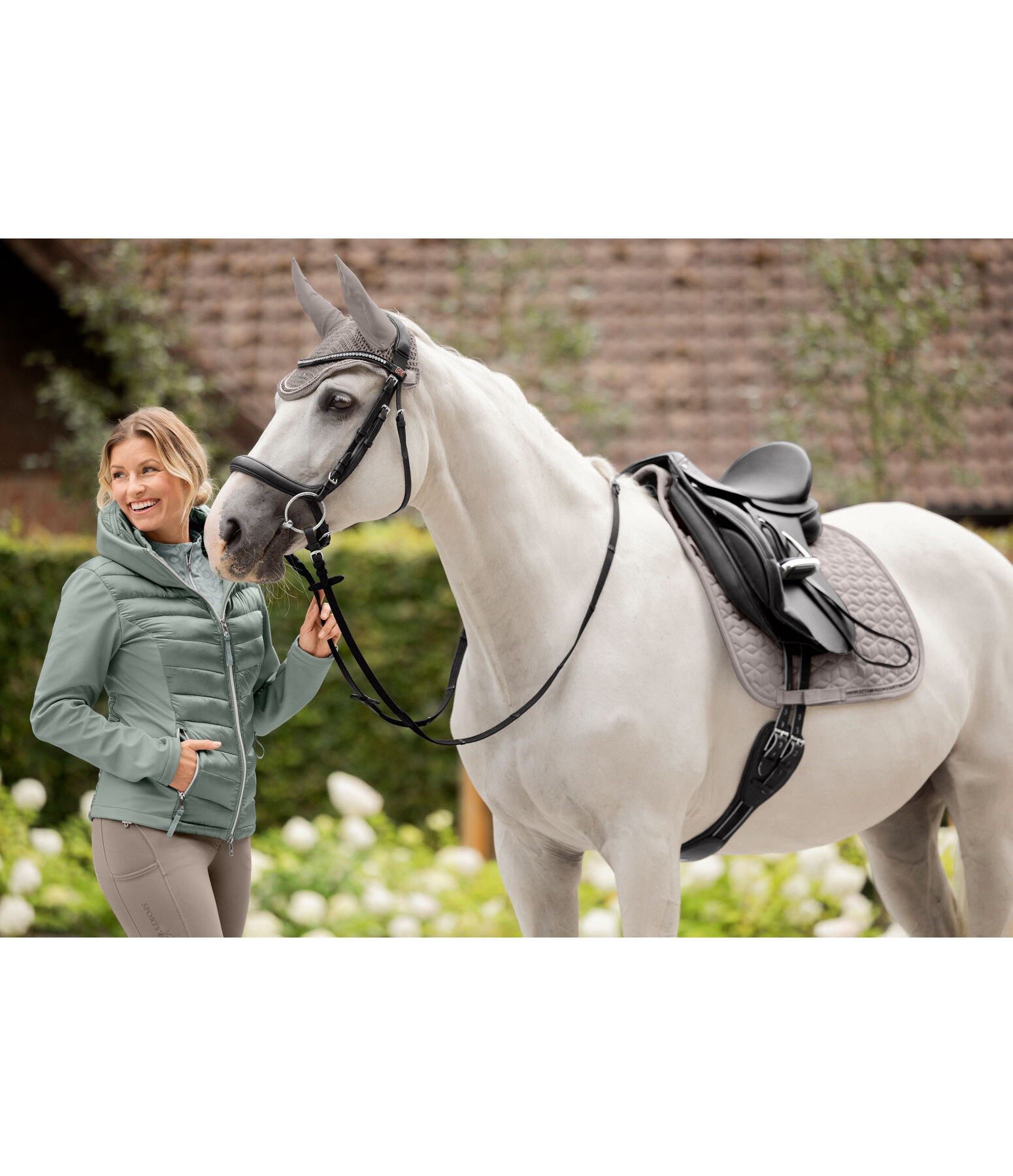 Softshell-Kapuzen-Kombi-Reitjacke Cora