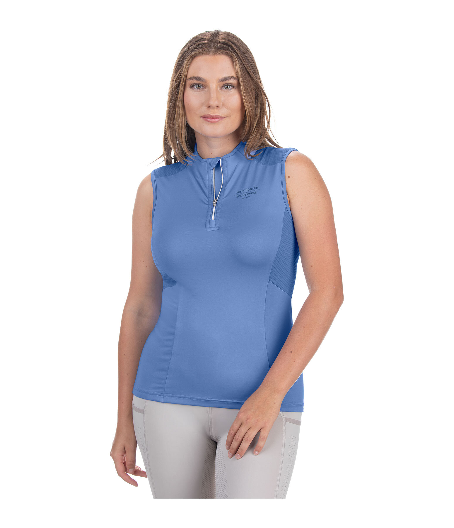 Zip-Funktionsshirt Lana