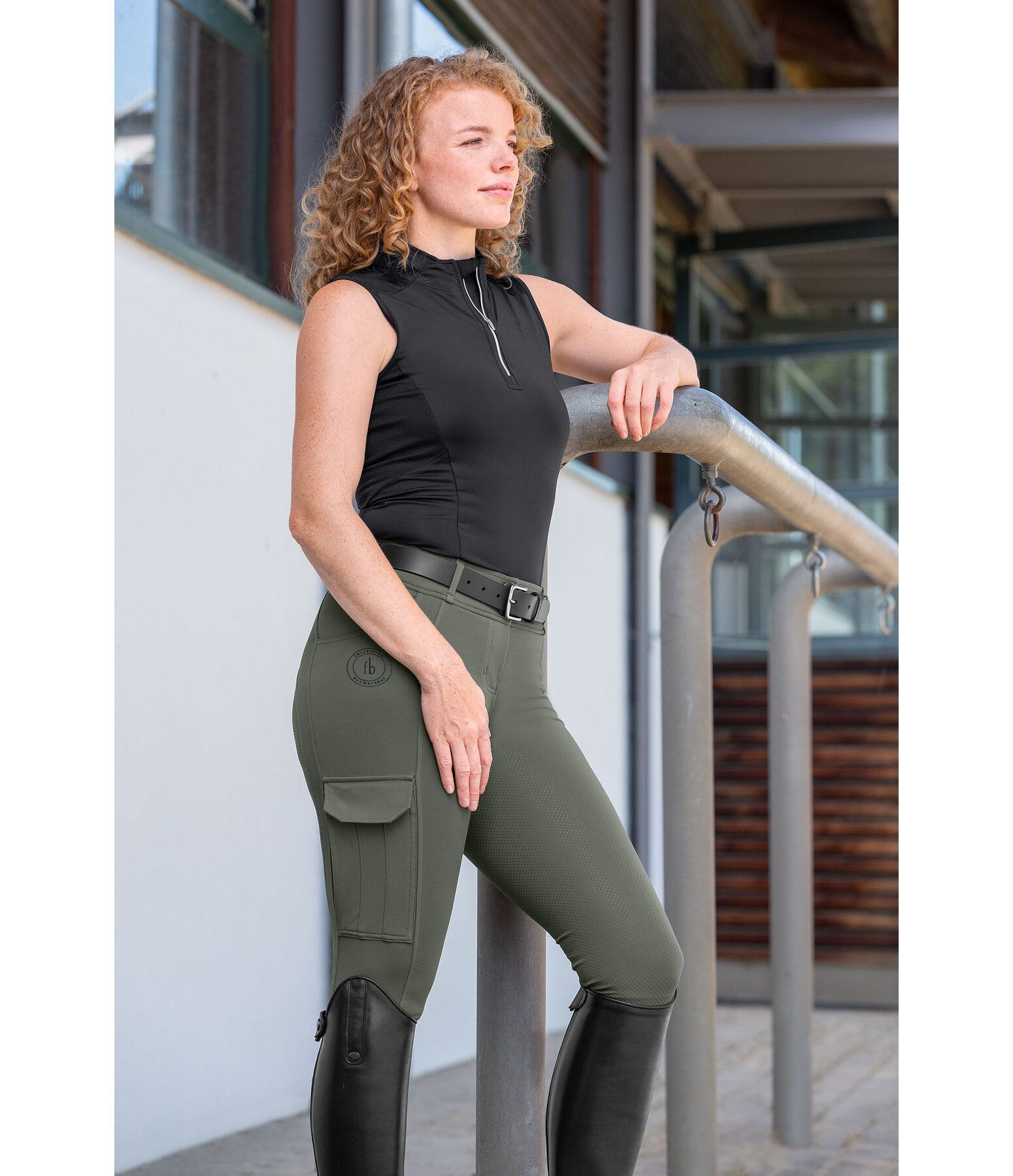 Zip-Funktionsshirt Lana
