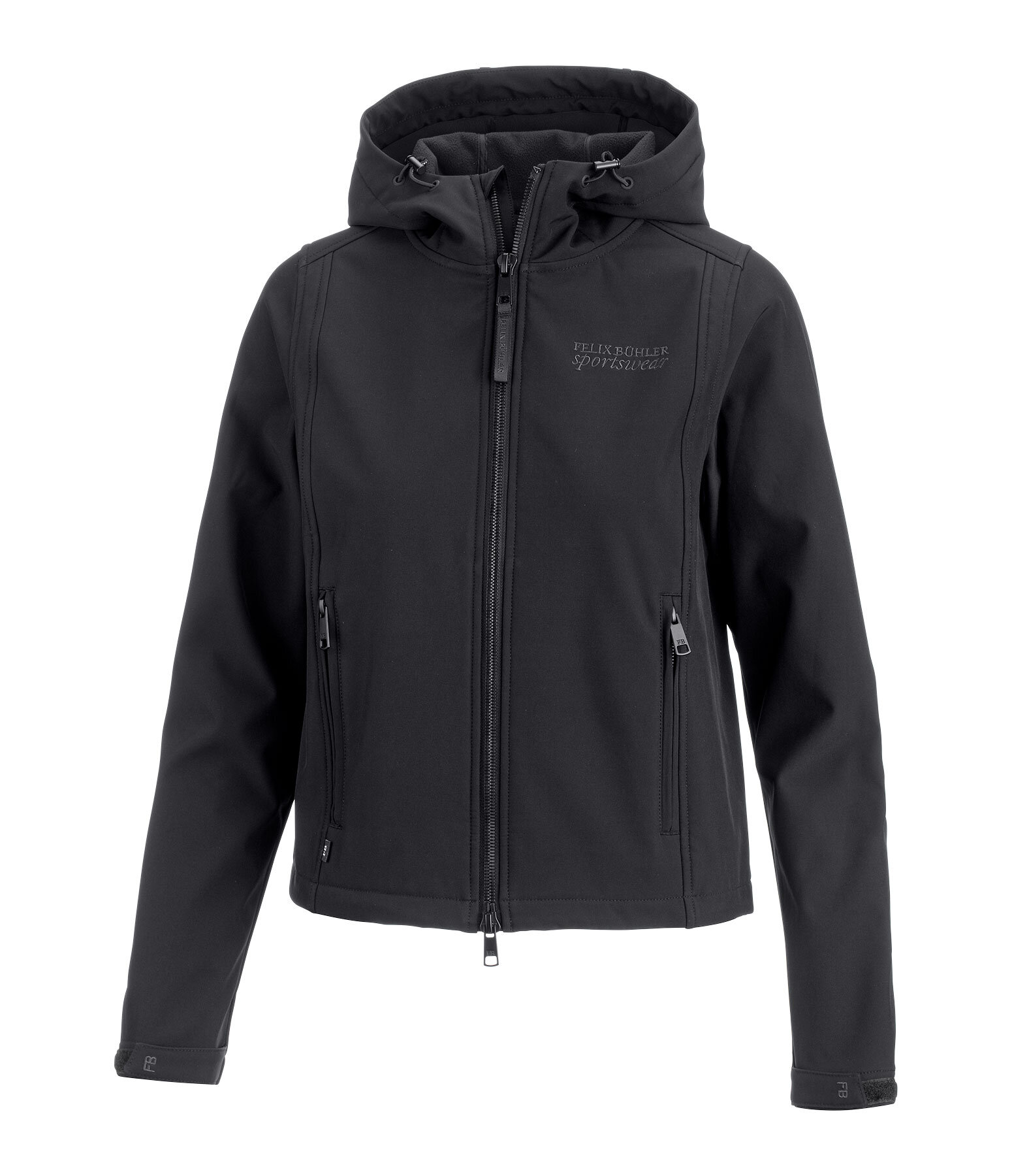 Cropped-Kapuzen-Softshelljacke Hanne