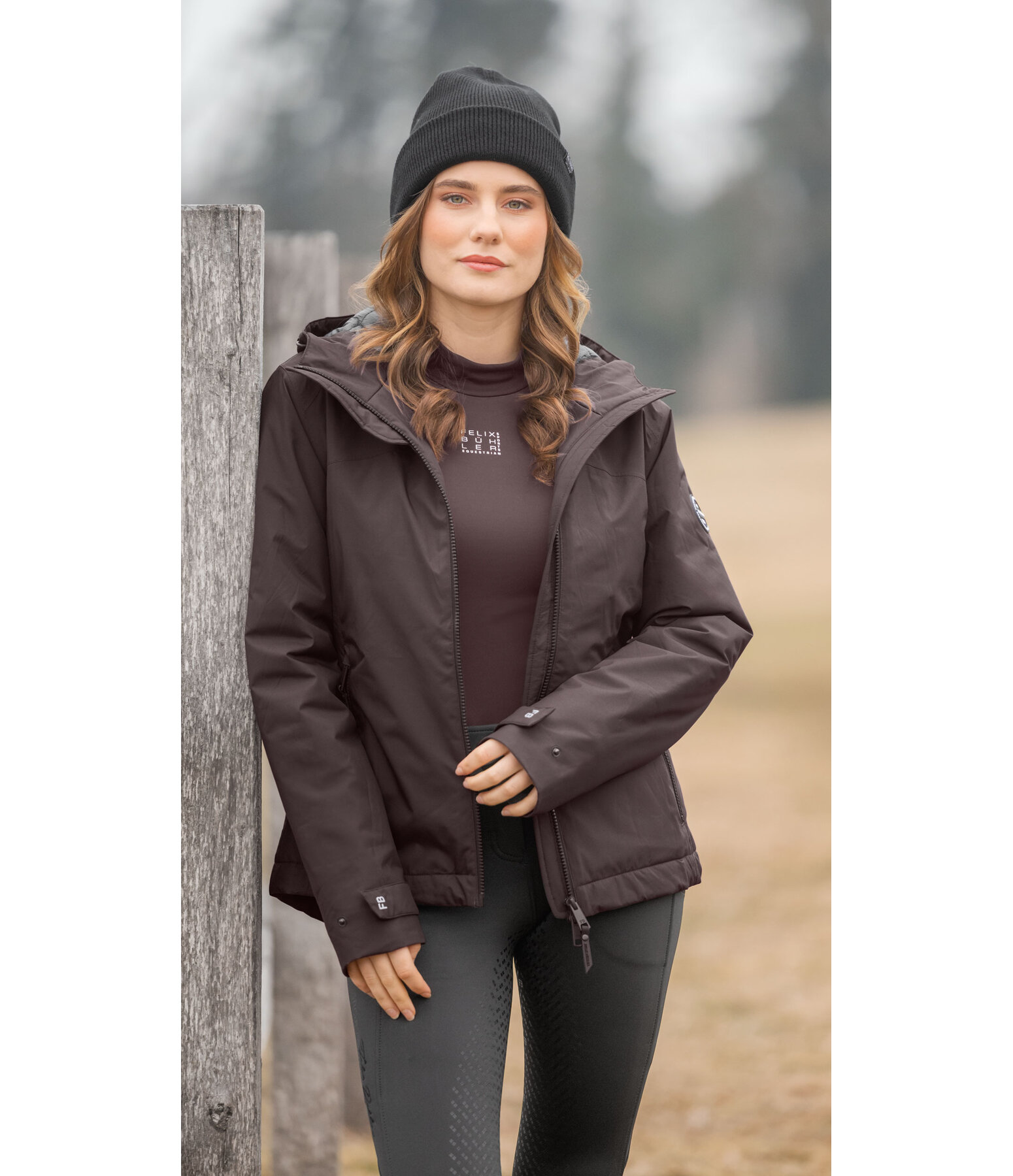 Funktions-Kapuzen-Reitjacke Emelie