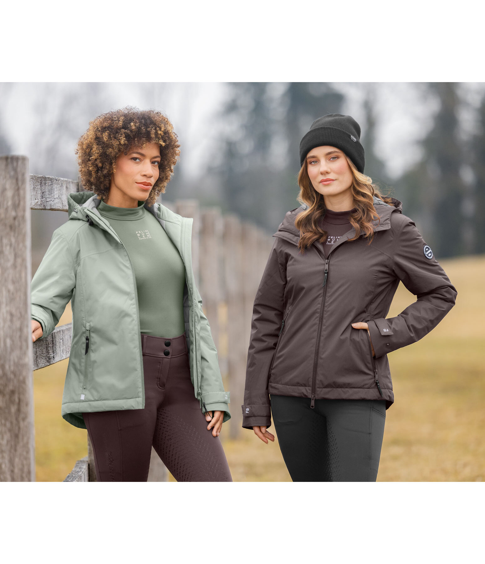 Funktions-Kapuzen-Reitjacke Emelie