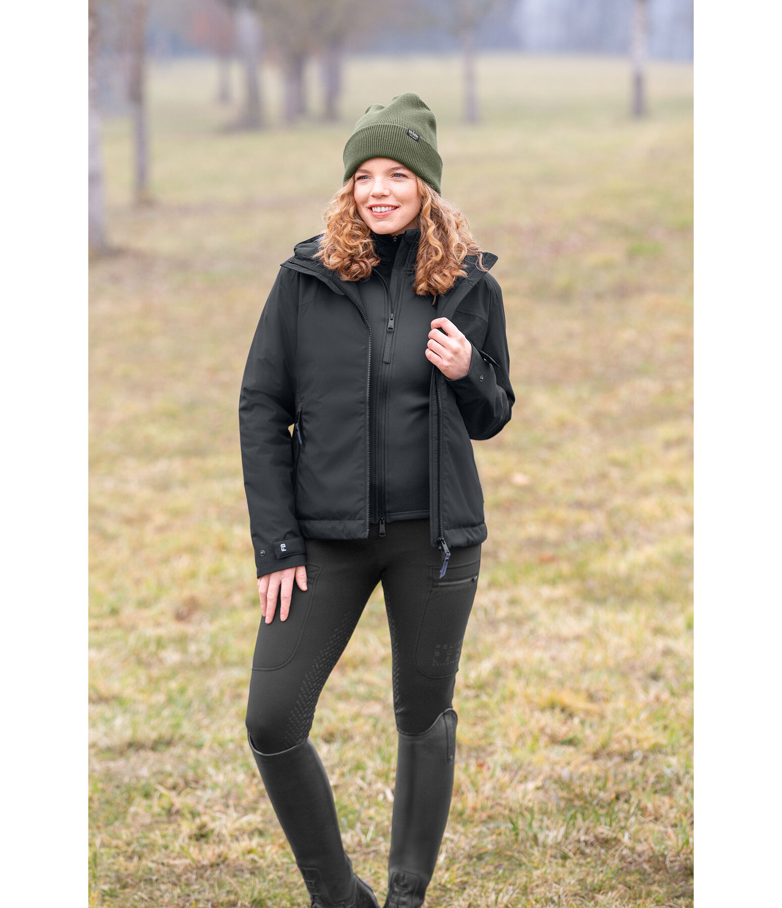 Funktions-Kapuzen-Reitjacke Emelie
