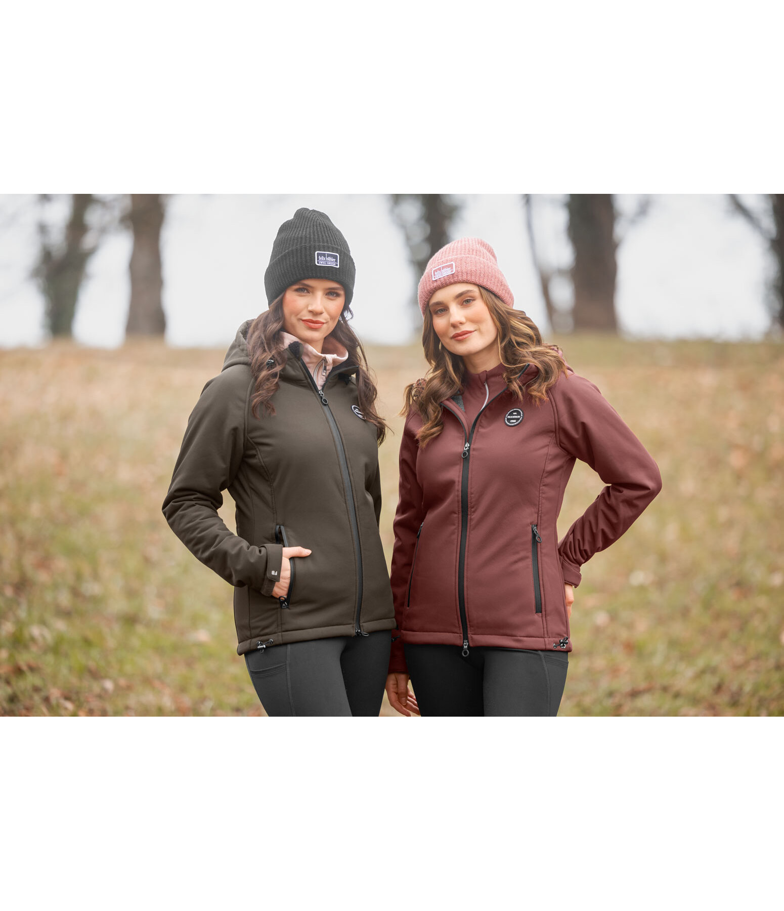 Kapuzen-Softshell-Reitjacke Lara II