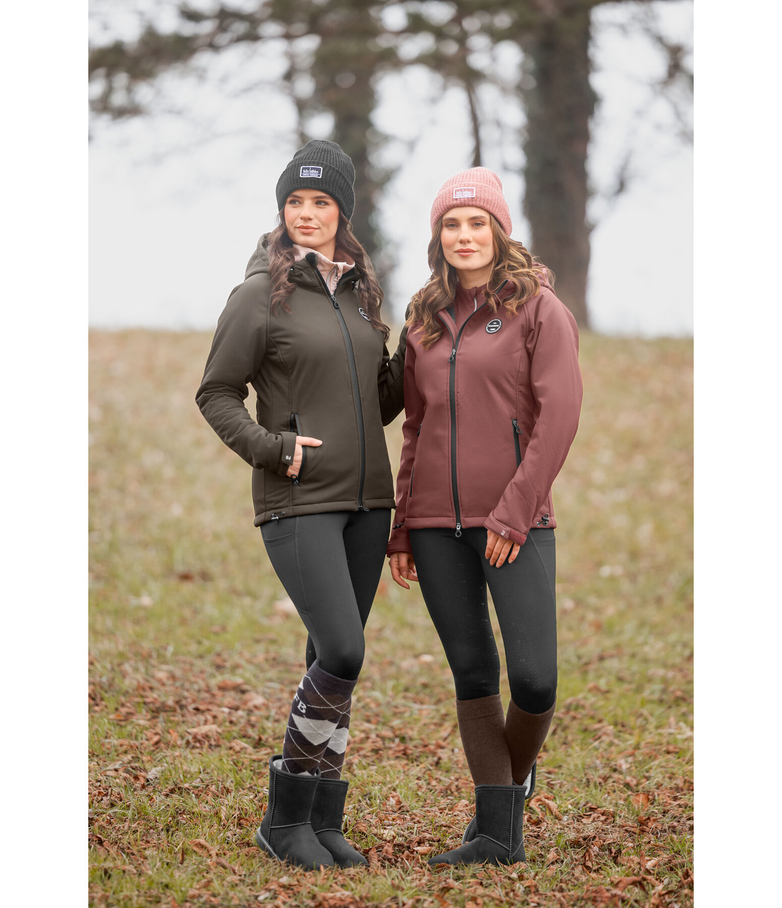 Kapuzen-Softshell-Reitjacke Lara II