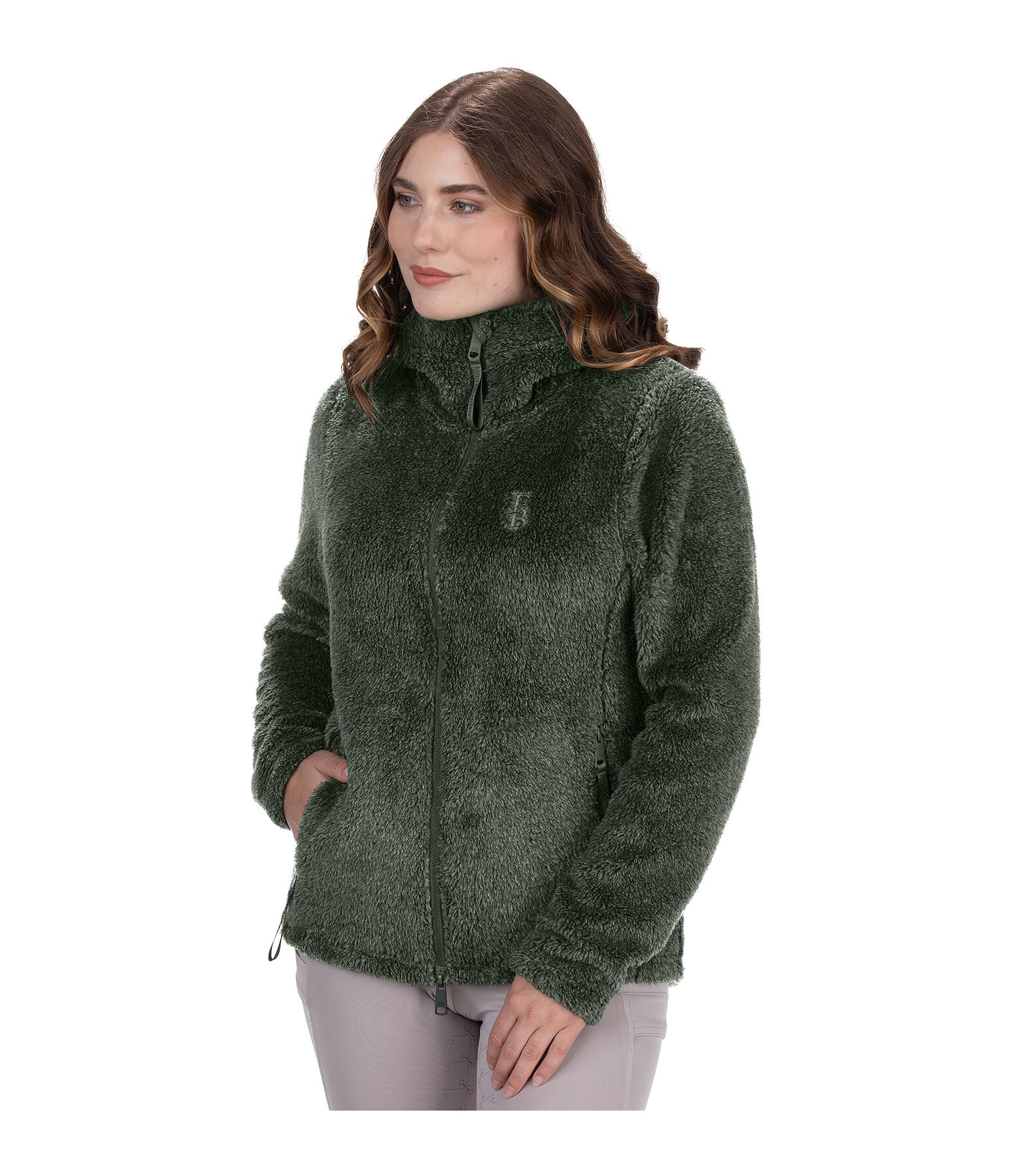 Kapuzen-Teddyfleecejacke Lisa