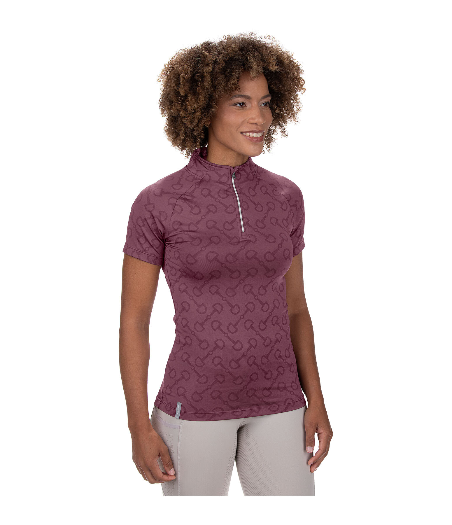 Zip-Funktionsshirt Clea